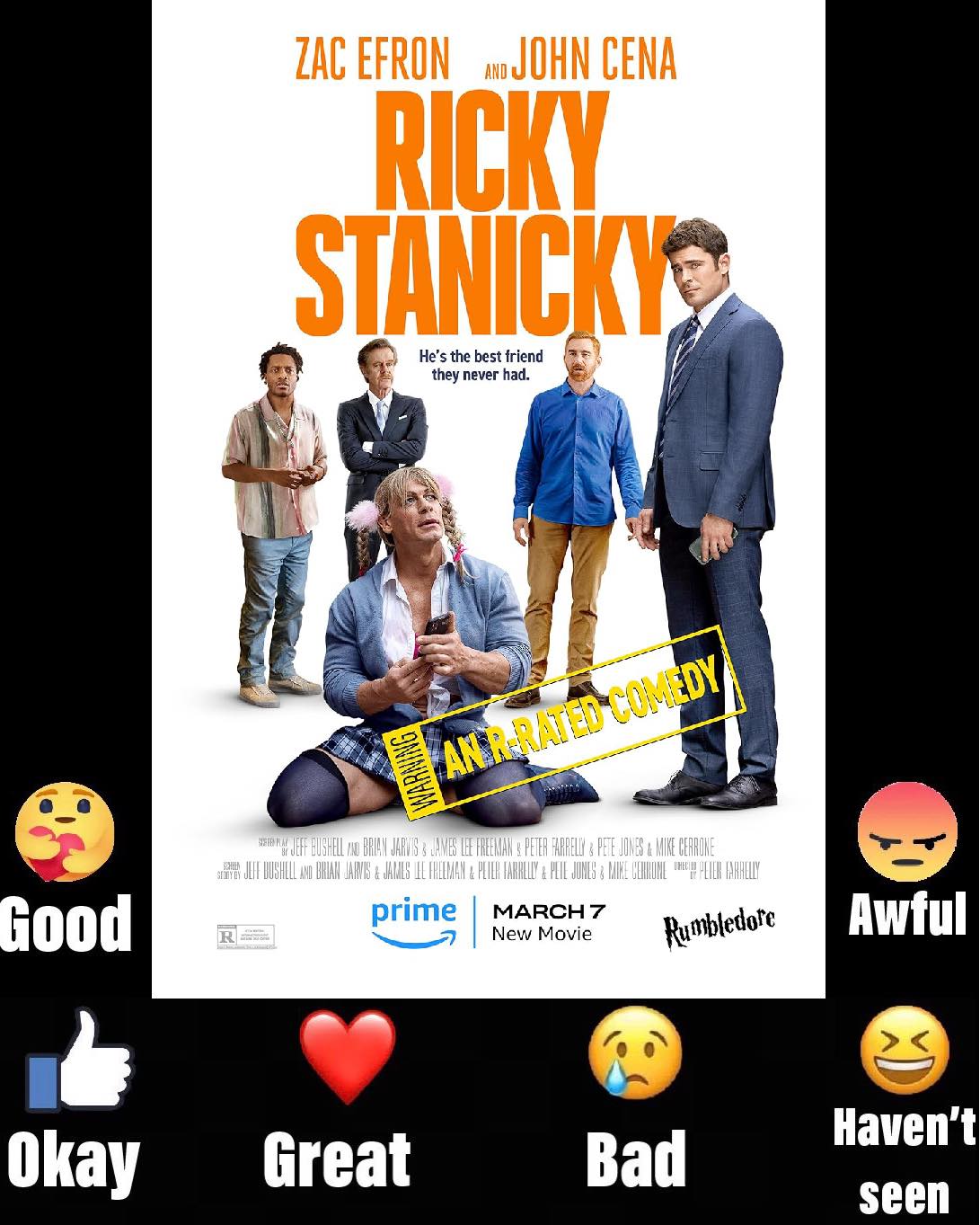 Rumbledore - 🎬 Brand New Movie Review 🎬 #RickyStanicky... | Facebook