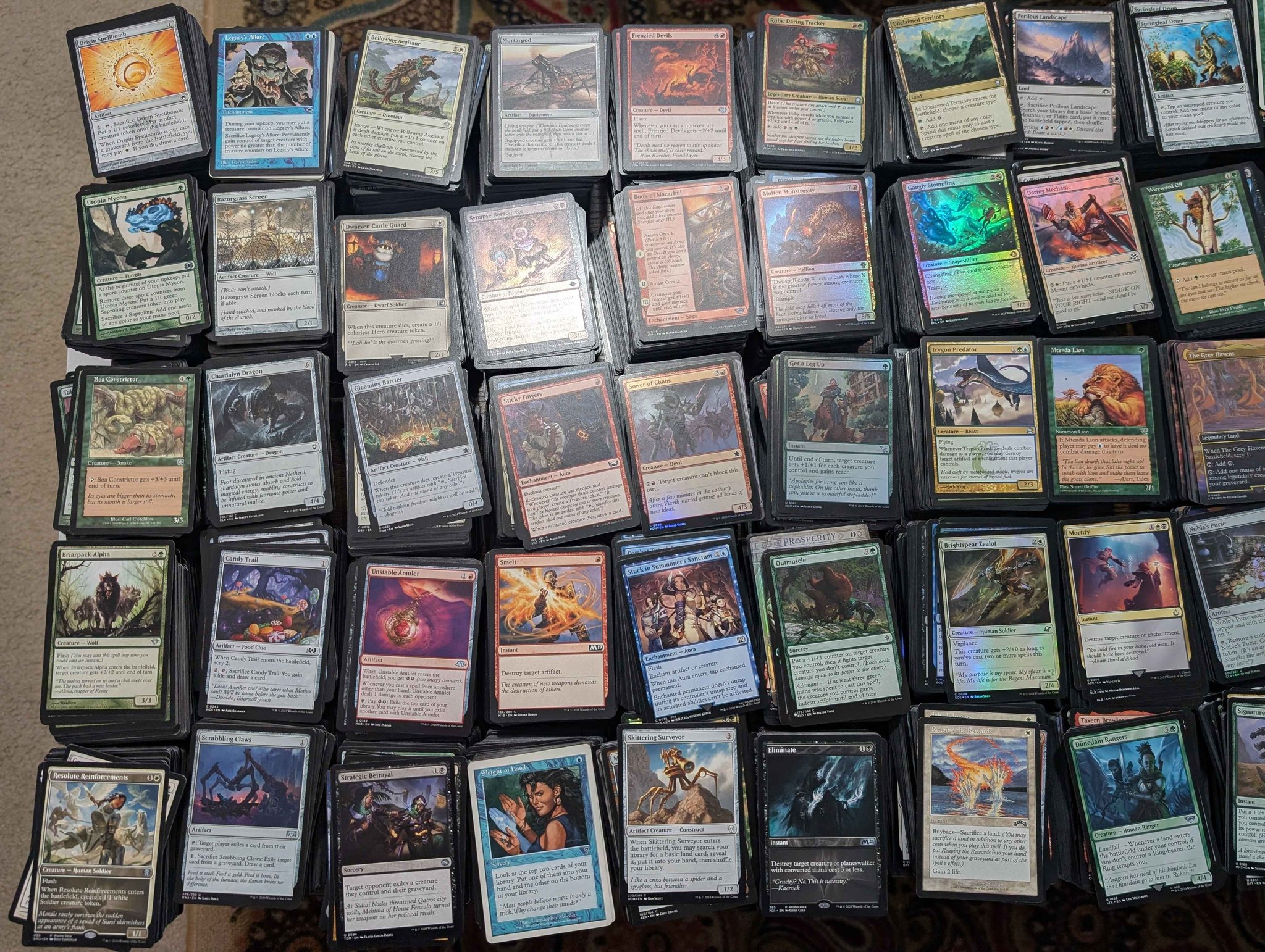 Bulk Magic The Gathering common/uncommon. Roughly 17k - Collectible ...