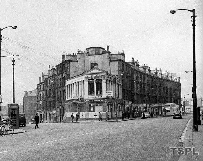 Lost Glasgow - The Terminus Bar on the corner of Springburn Road and ...