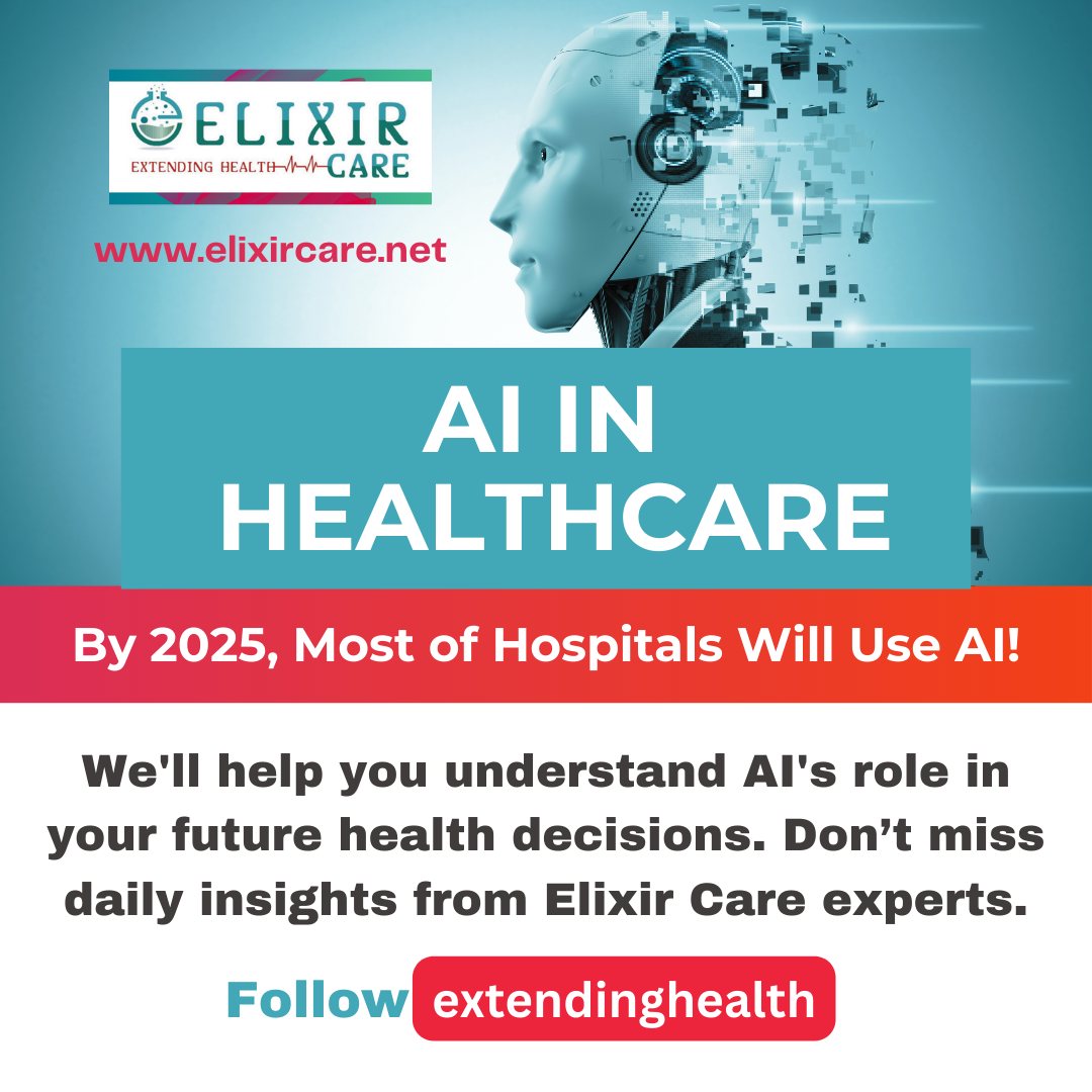 Elixir - 🏥🤖 AI in healthcare is growing fast! By 2025, most hospitals ...
