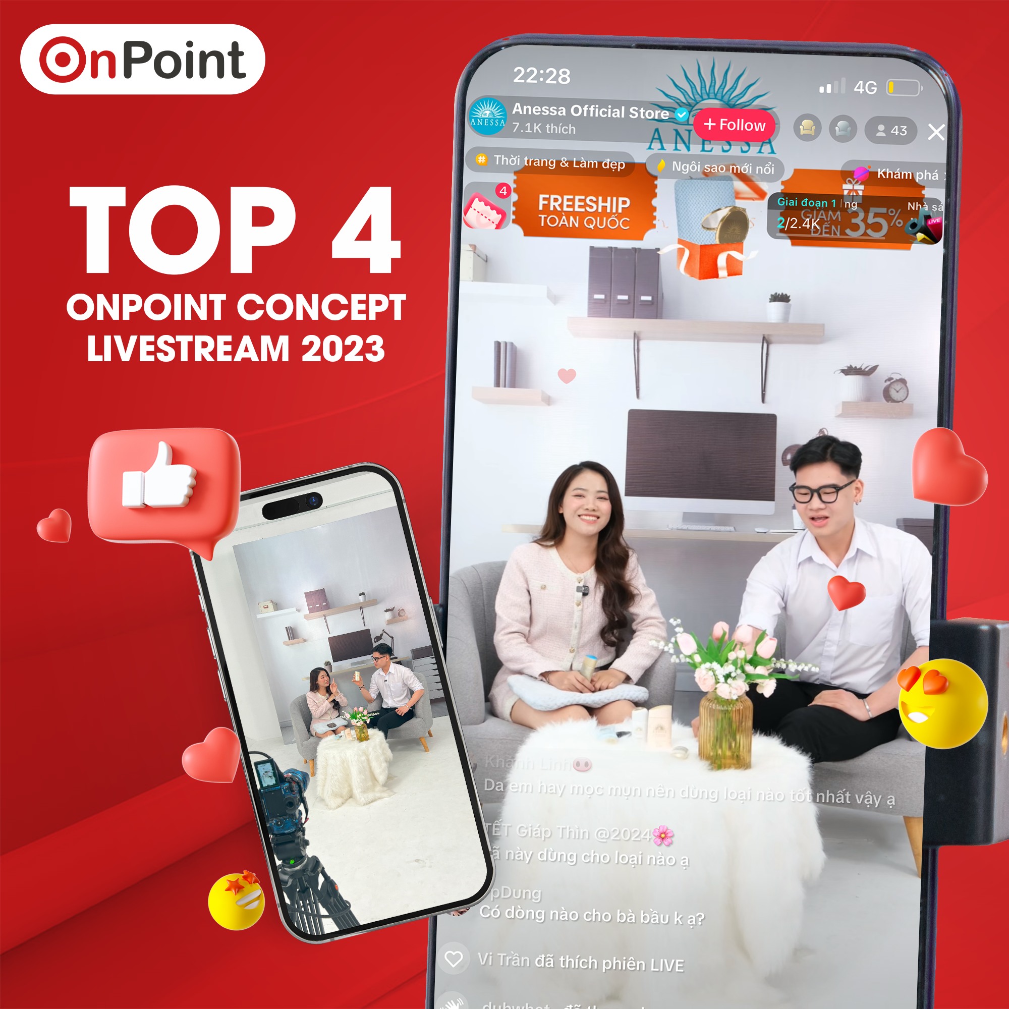OnPoint - CONCEPT LIVESTREAM CHẤT - ONPOINT CÂN TẤT 🎥Sau... | Facebook