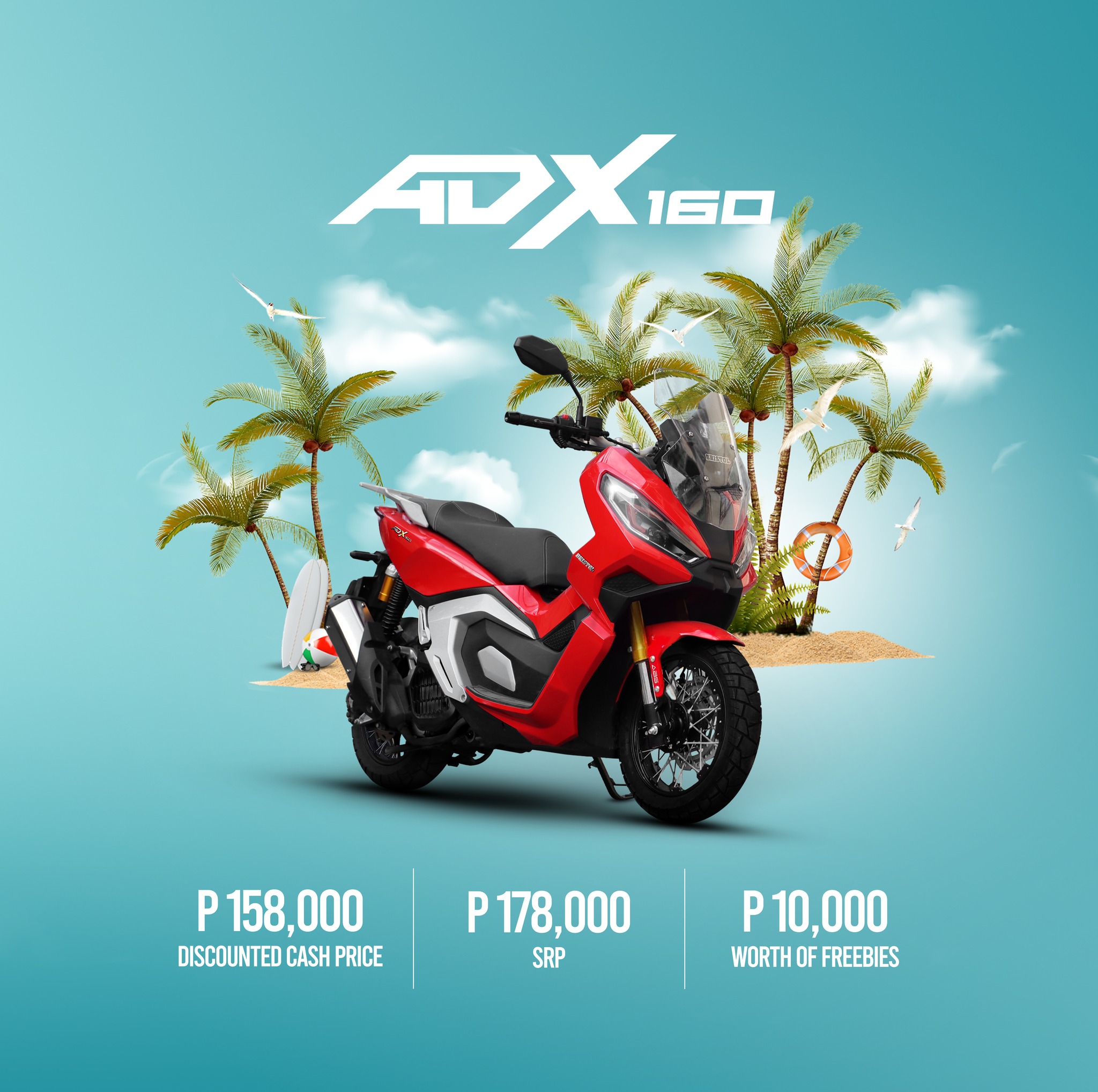 Makina - Experience summer with the ADX 160! Priced at just Php158,000 ...