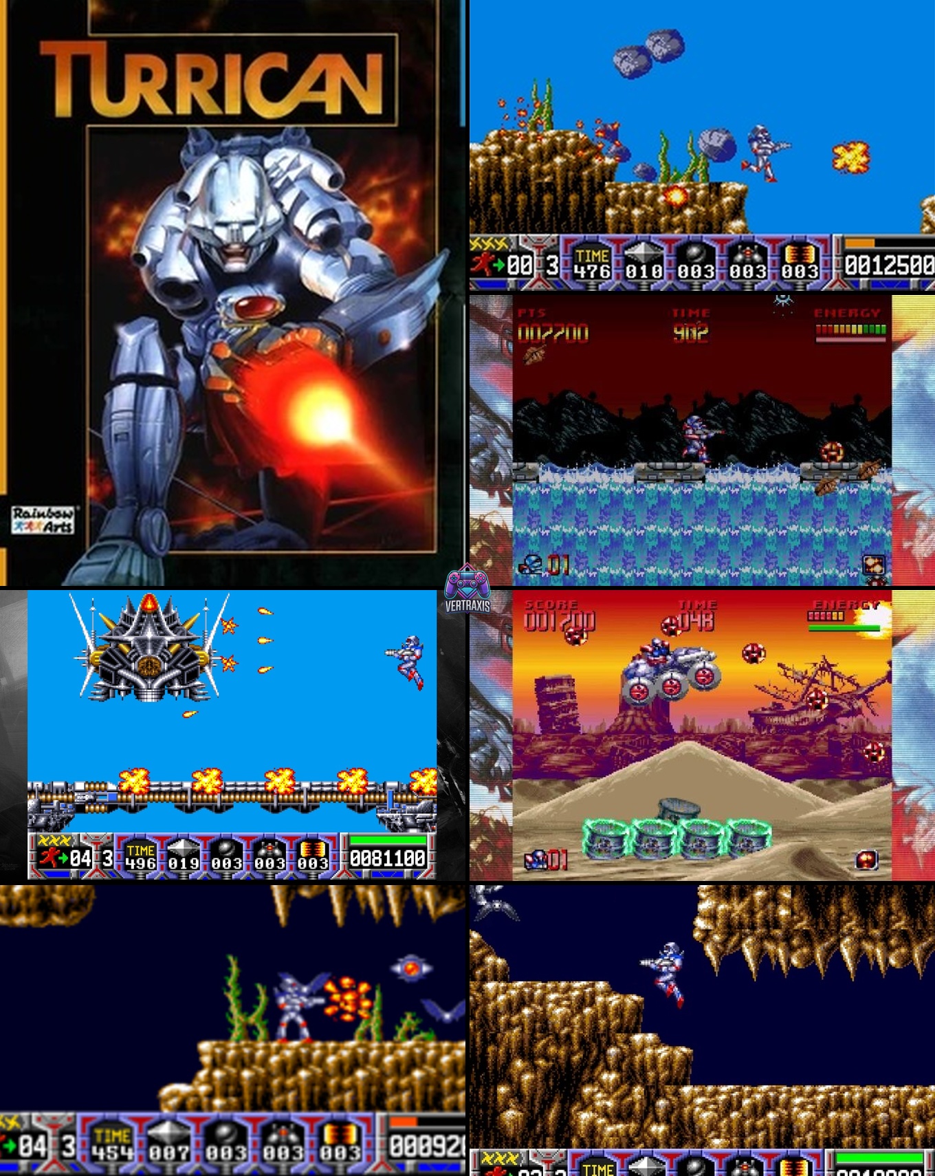 Released in 1990, Turrican was developed and published by Factor 5