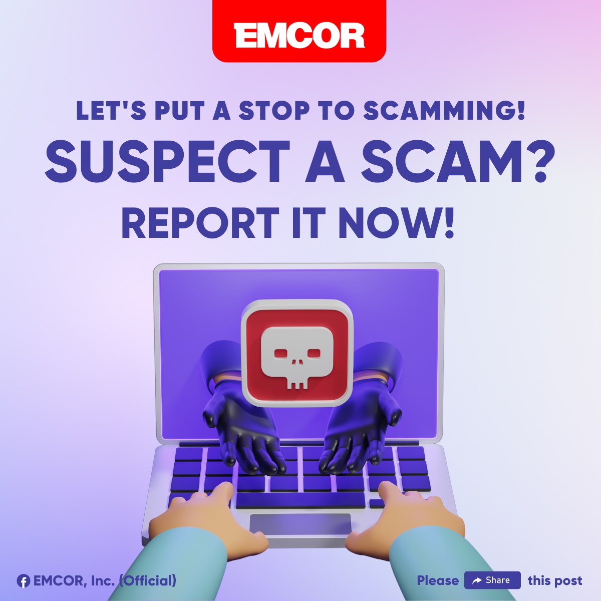 Let's fight scammers! If you... - Emcor Nuñez Zamboanga