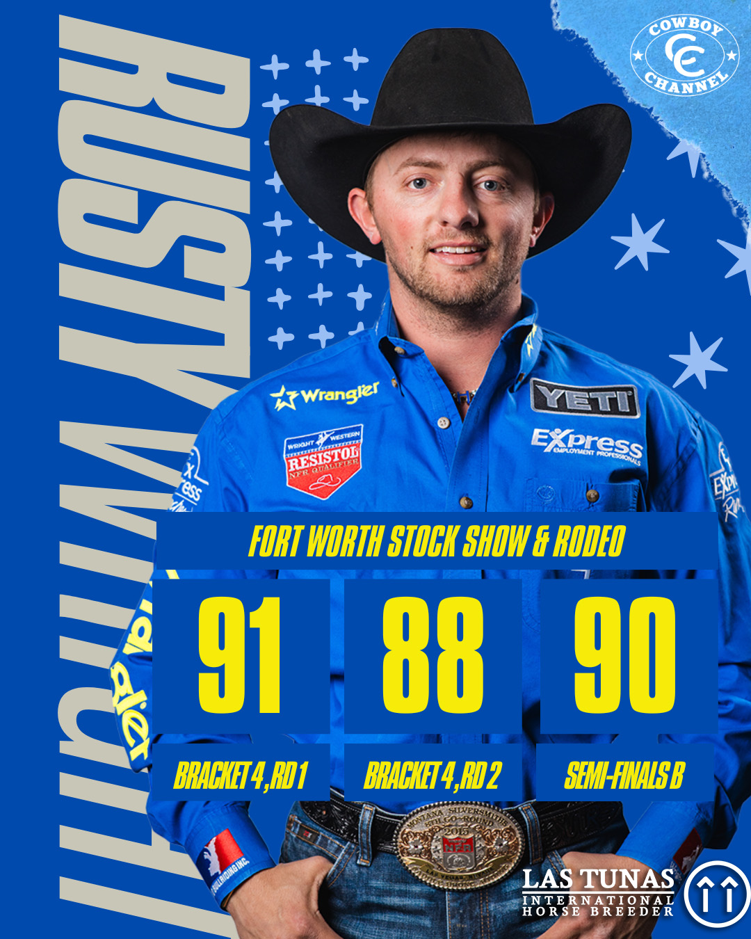 Rodeo Live - Rusty Wright has taken full advantage of his... | Facebook
