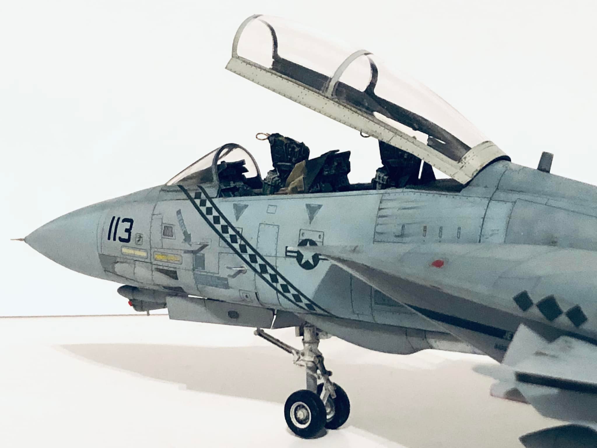The Mighty Swordsmen F-14A (circa 1989) BuNo.159437 also known as