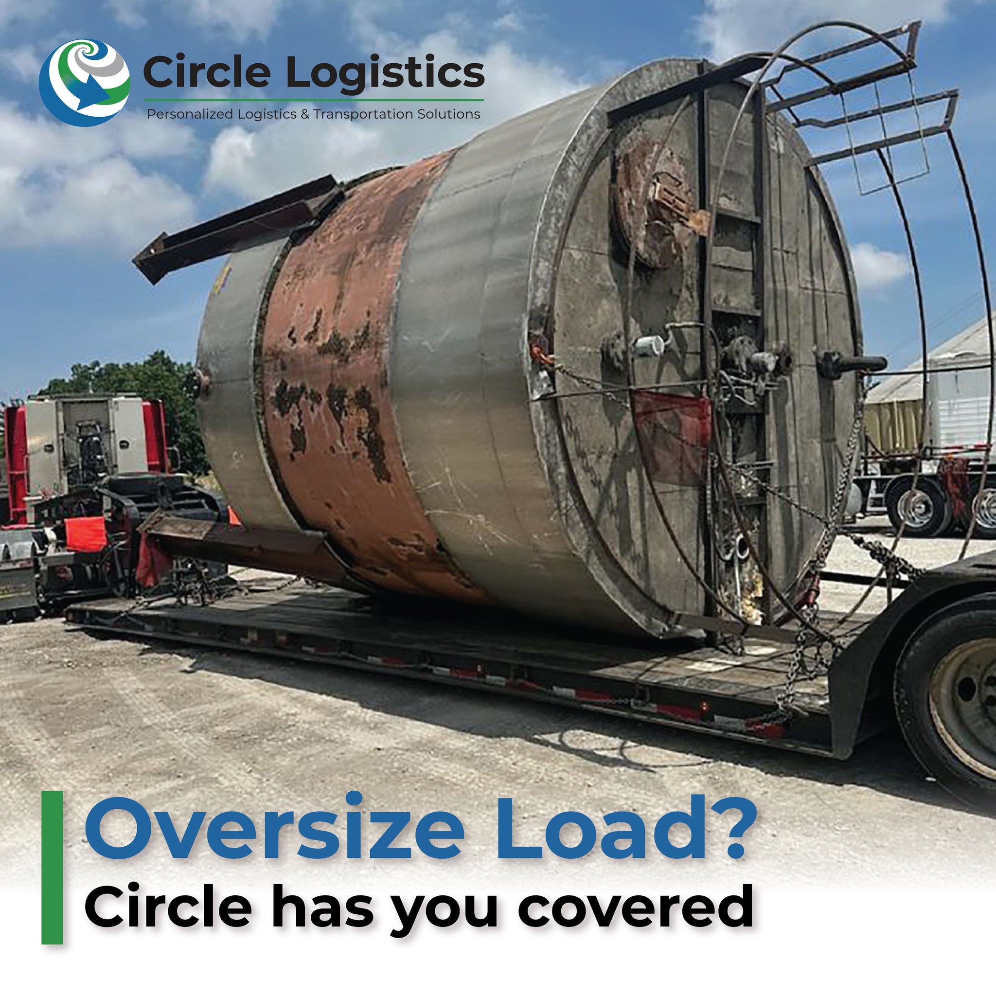 Circle - 🚛 Oversize Load Alert! 🚛 At Circle Logistics, we're all about ...