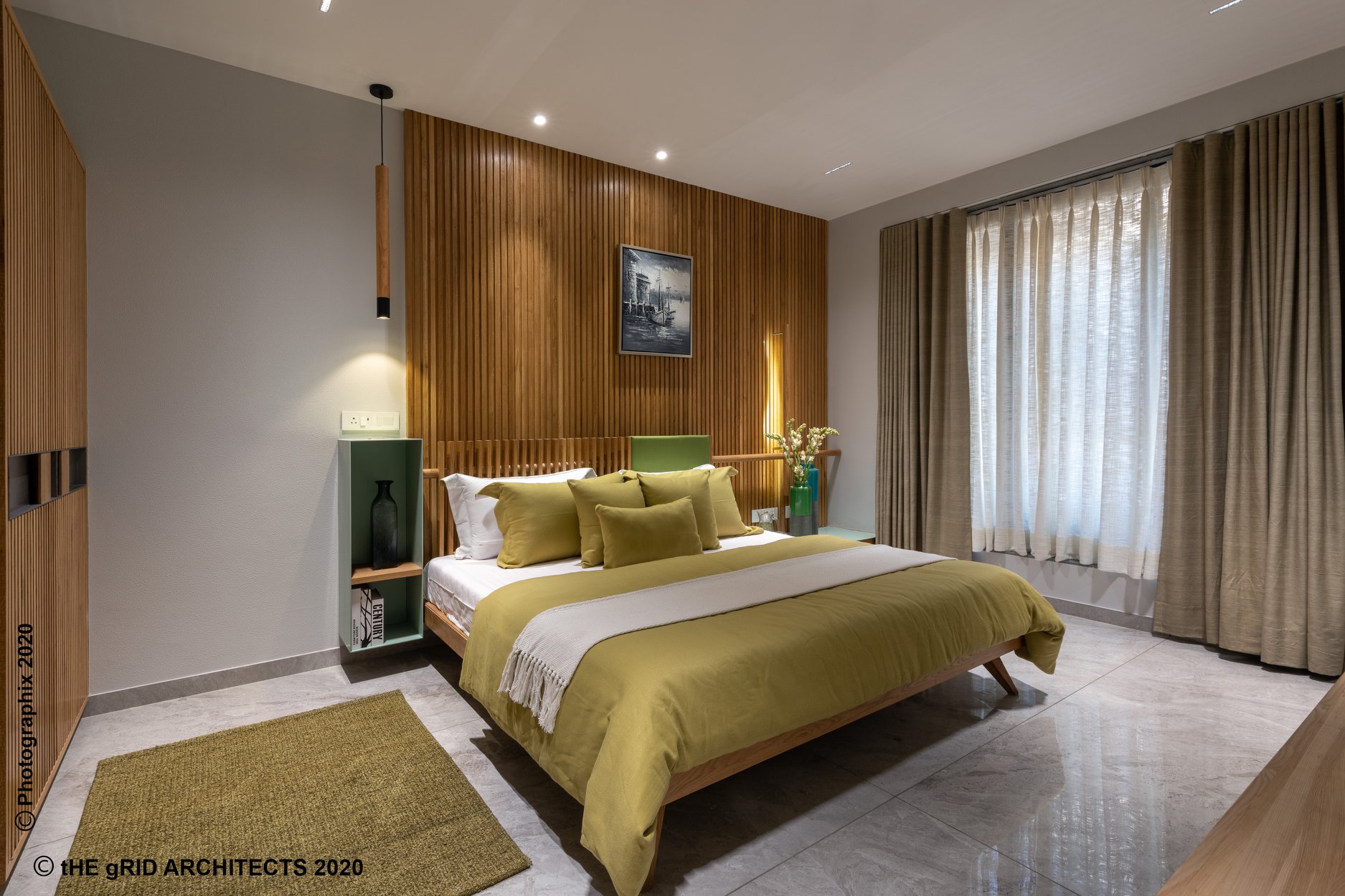 A bedroom, designed and customised... - The Grid Architects