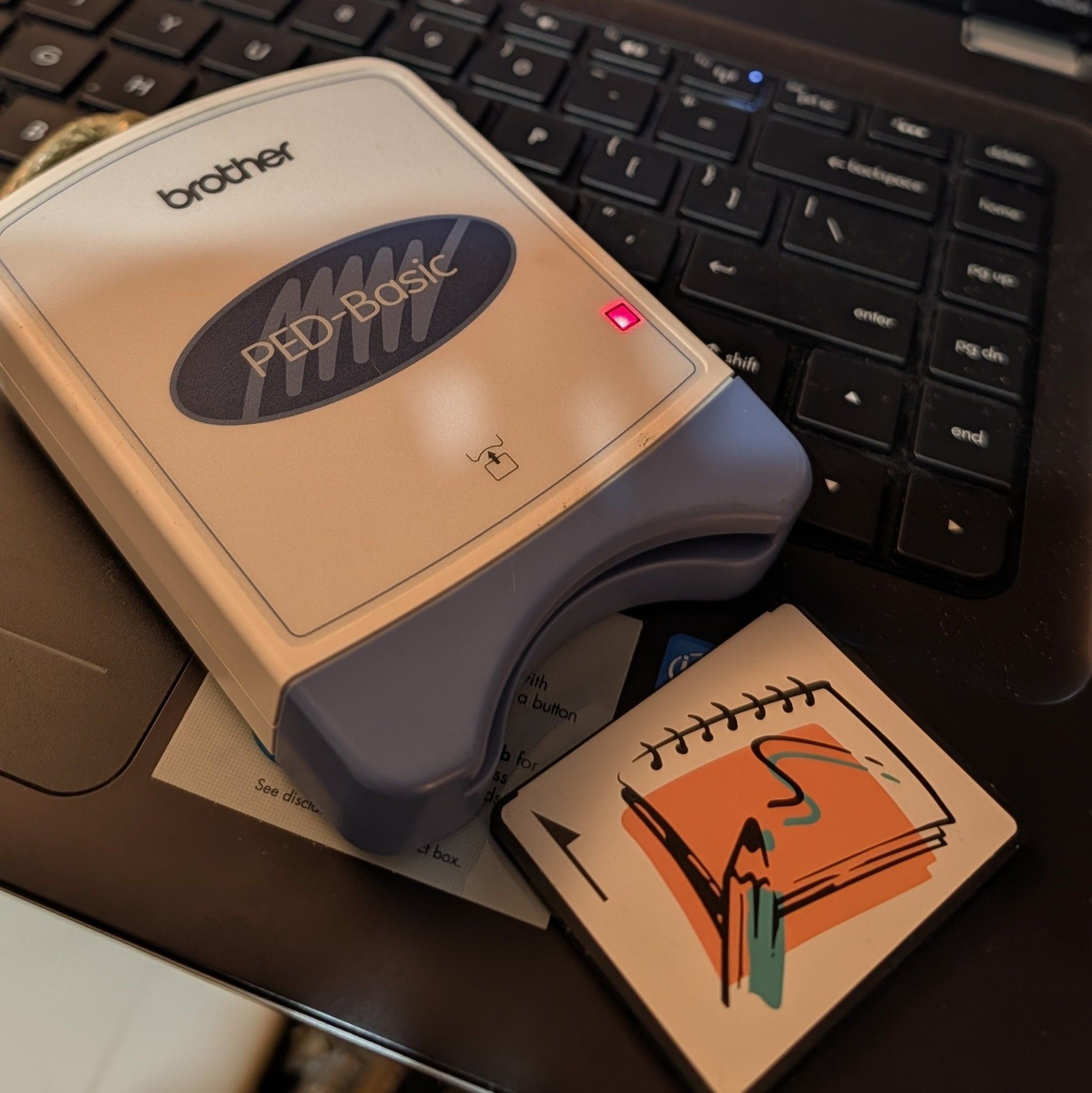 PED-Basic and rewrittable memory card compatibility issues. I have 