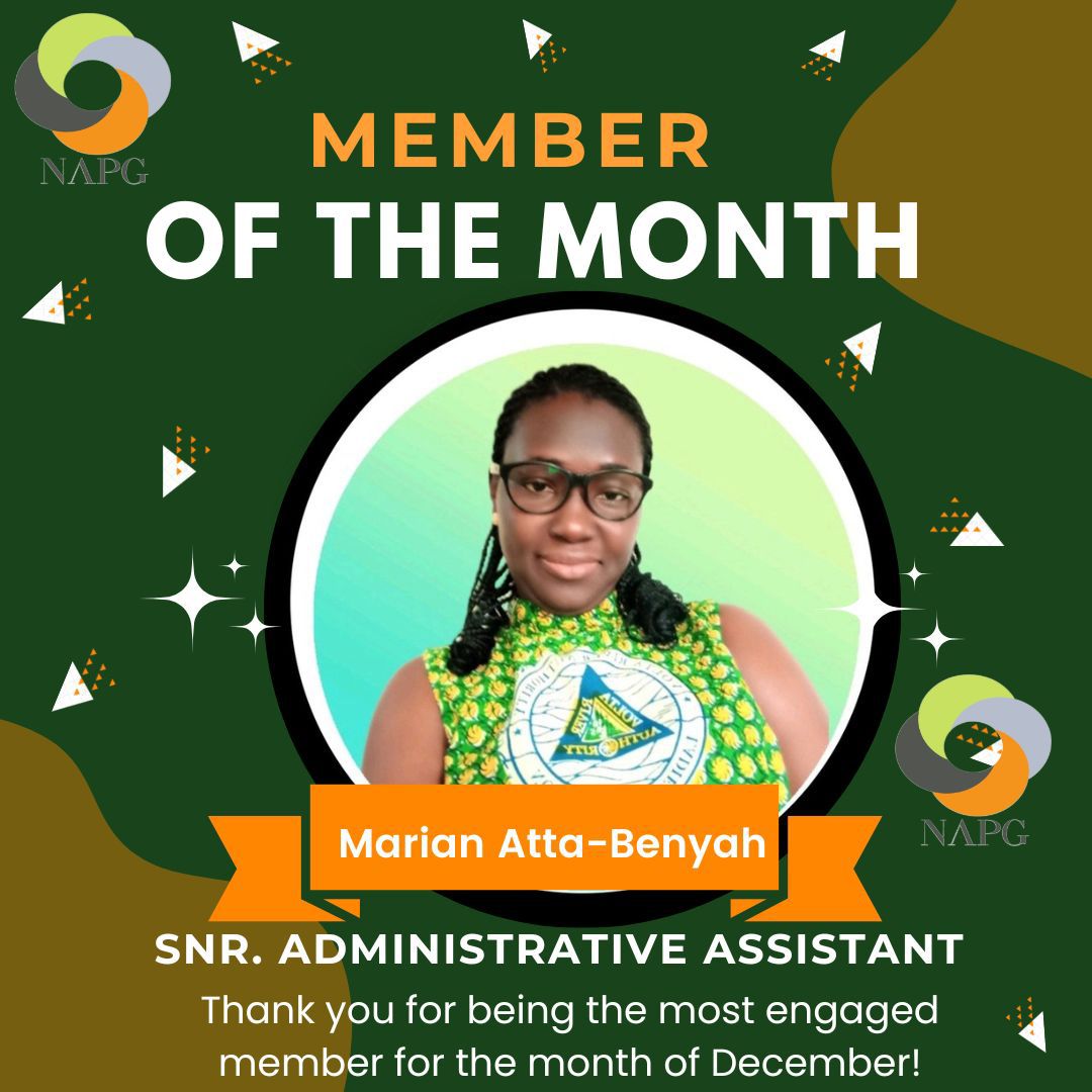 Network - A big congratulations to our NAPG Member of the Month, Marian ...