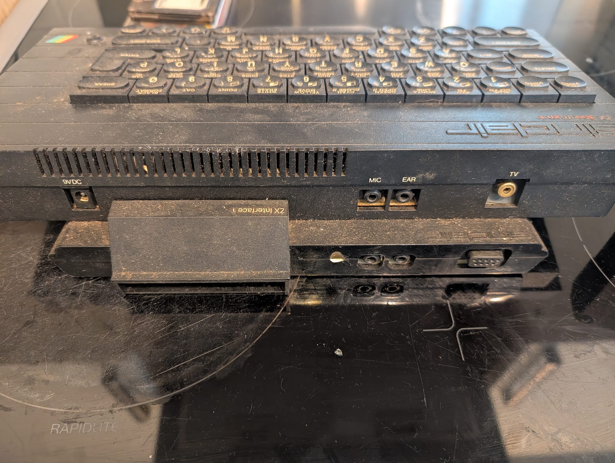 Hi, I've just picked up a spectrum + and it seems to have some