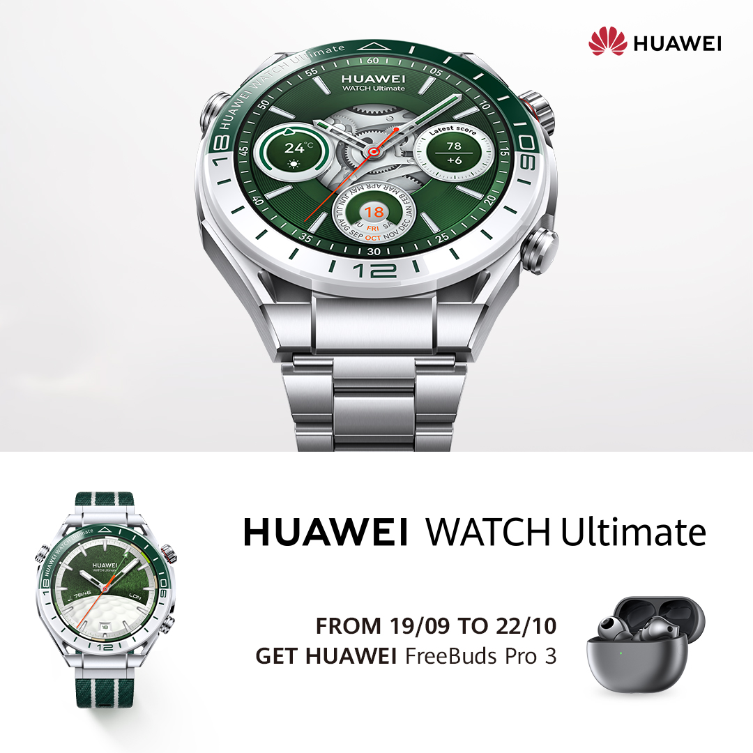 HONMA X HUAWEI WATCH GT6 Pro Over 1,7000 golf maps worldwide