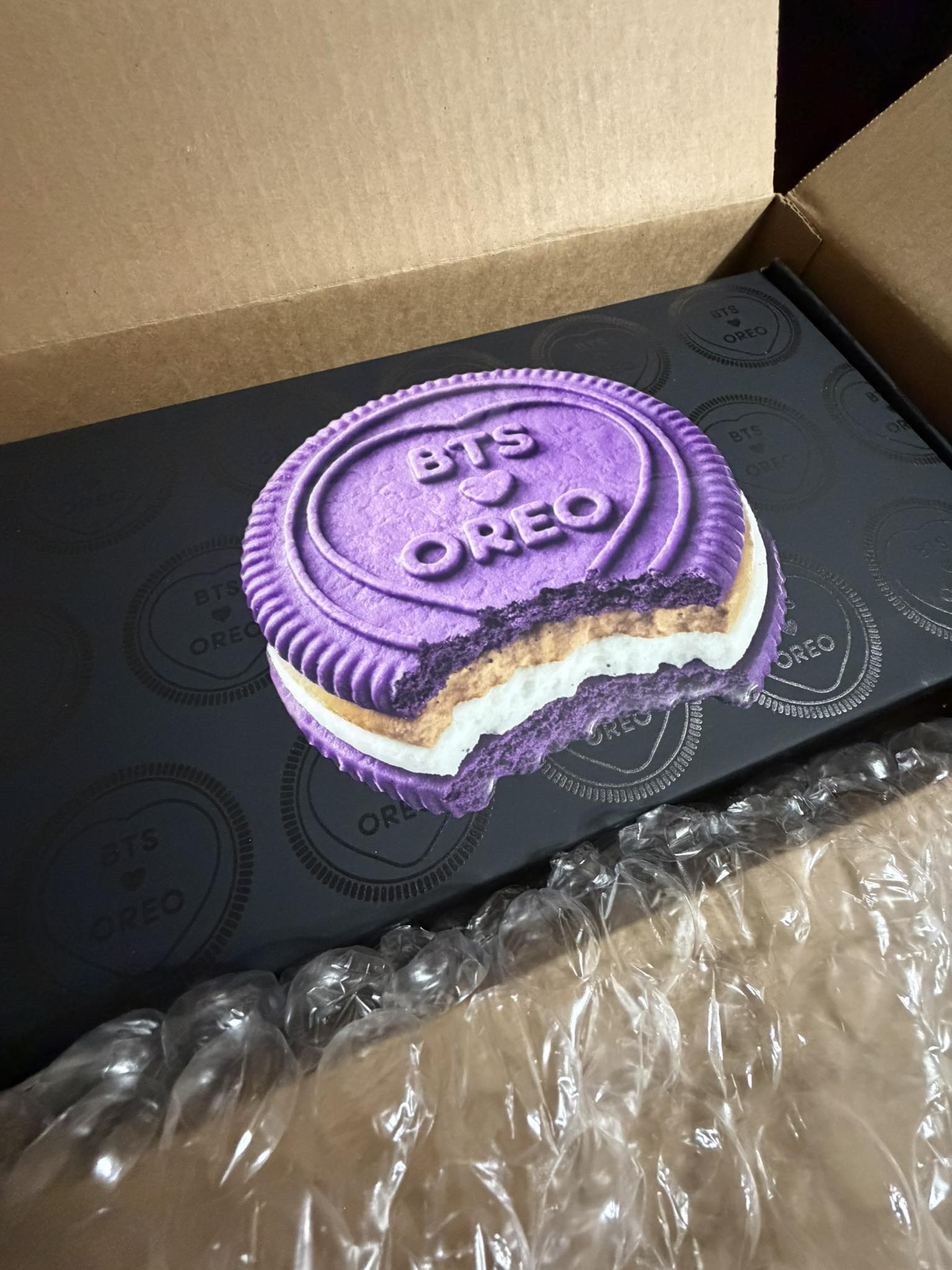 OREO BTS プレートセット 💜⟭⟬💜 Unboxing the BTS x Oreo to see