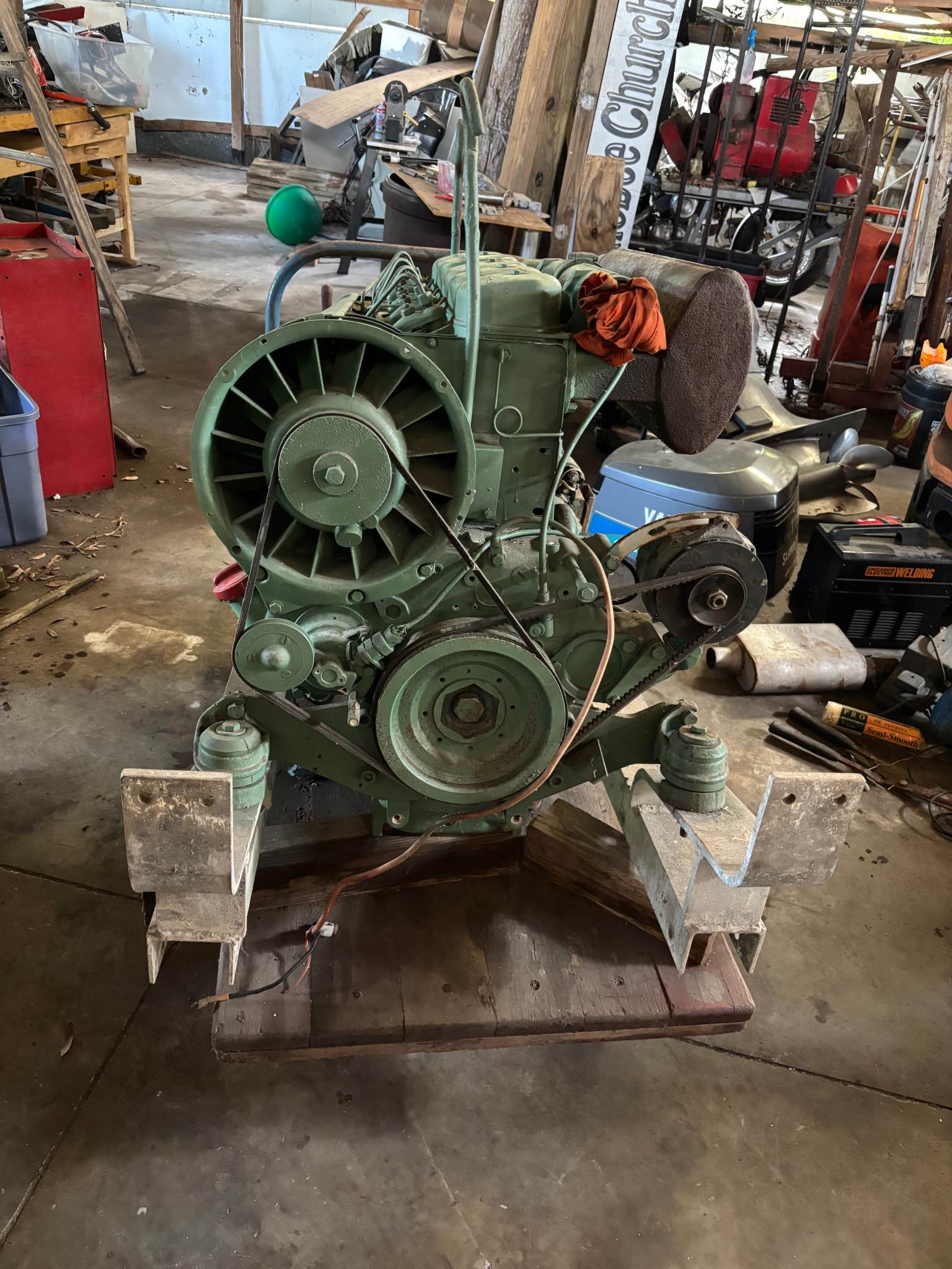 Industrial Diesel Motor Power Unit – Deutz F5L912 w/ Rockford Clutch ...