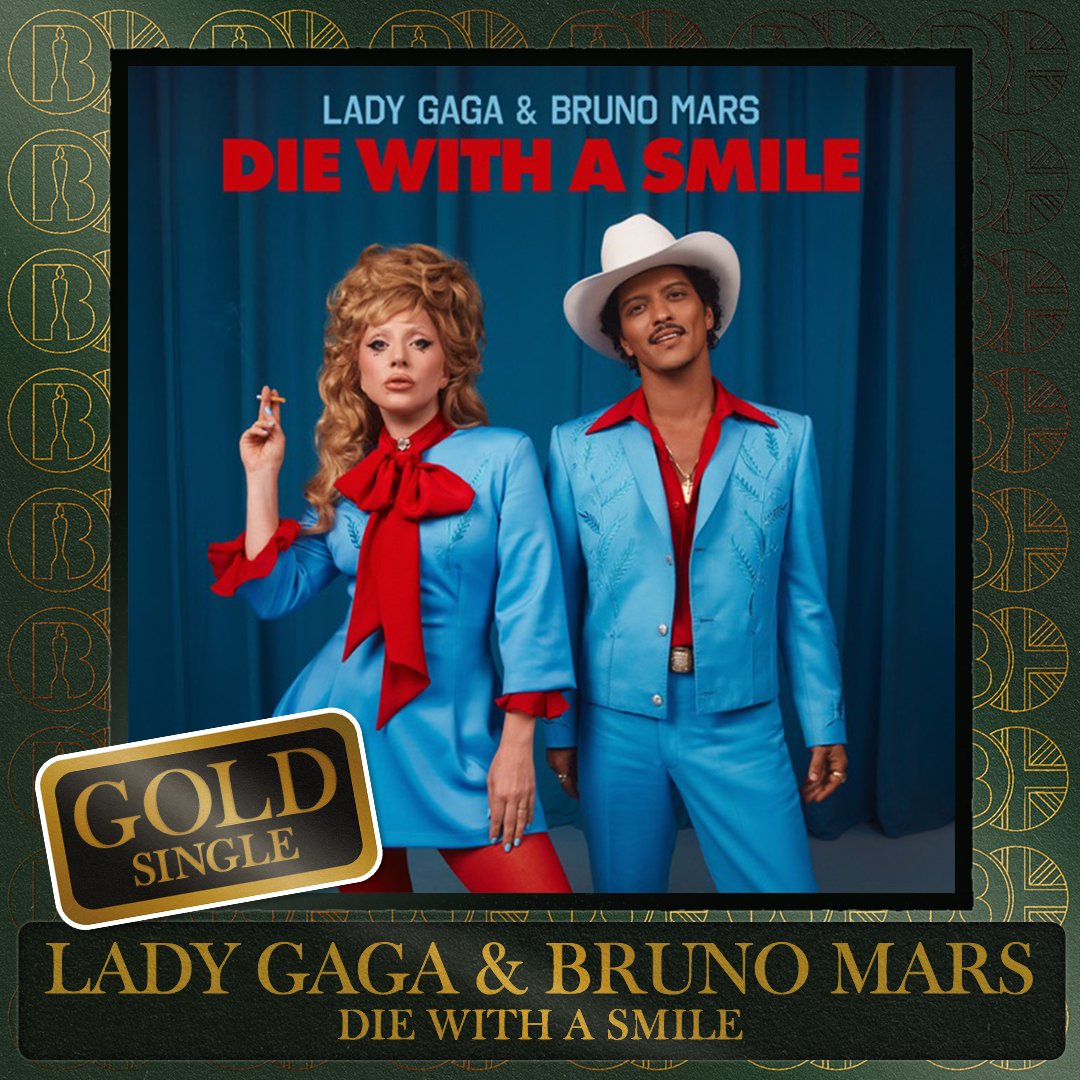 Die With A Smile', the single by Lady Gaga and Bruno Mars, is now
