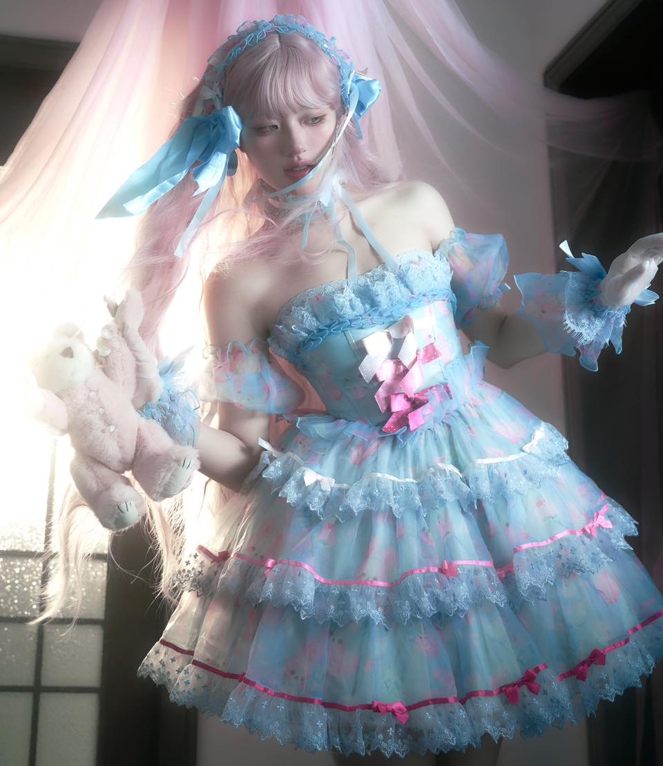 Honey Village Ribbon Rabbit Re-release! Preorder JSK 269CNY