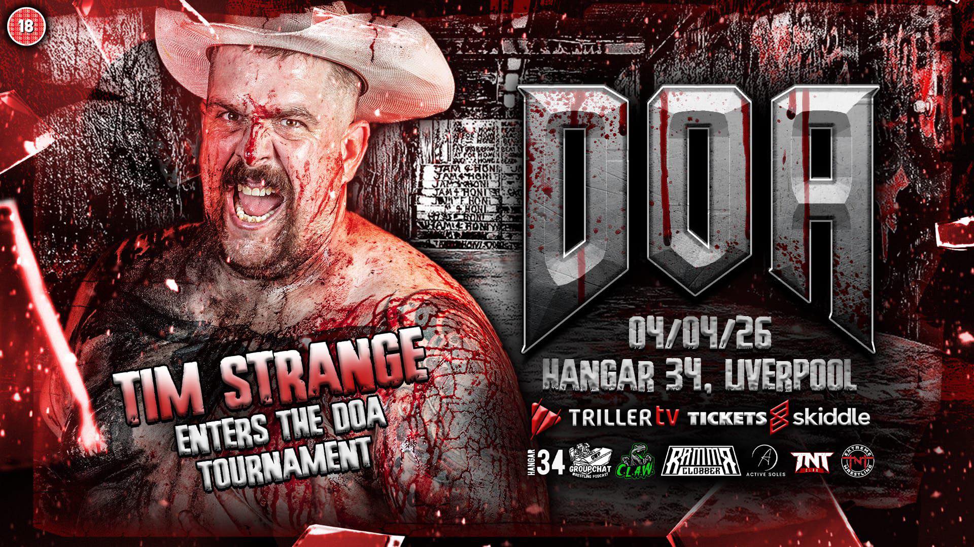 TNT - BREAKING: Tim Strange is your next entrant into DOA on April 4th ...