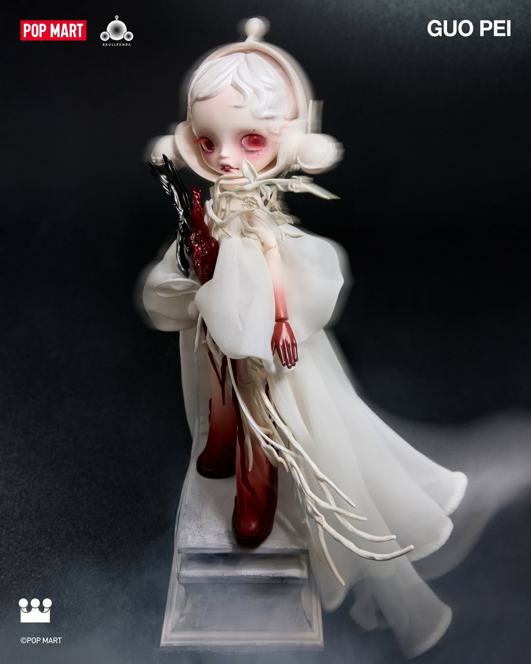 SKULLPANDA×GUOPEI 1/6 アクションフィギュア　スカルパンダ SKULLPANDA × GUO PEI 1/6 ACTION FIGURE Poised at the edge of the