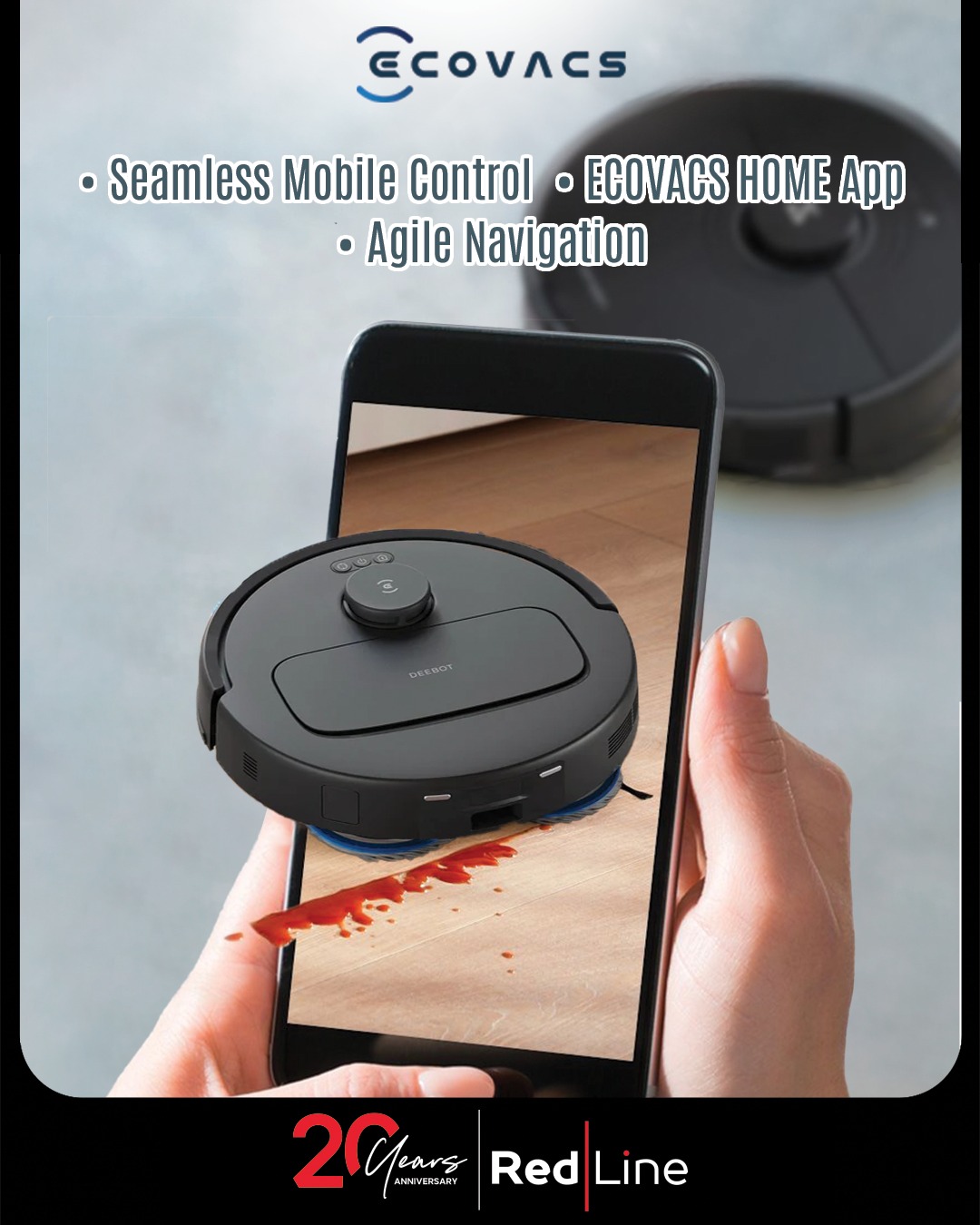 Cleaning just got smarter Control your home at your fingertips with ECOVACS From seamless mobile control to agile navigation, every move is designed for effortless living Sit back, relax and let