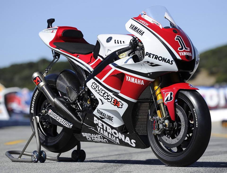 The 2011 Yamaha YZR-M1 World GP 50th Anniversary Edition was a