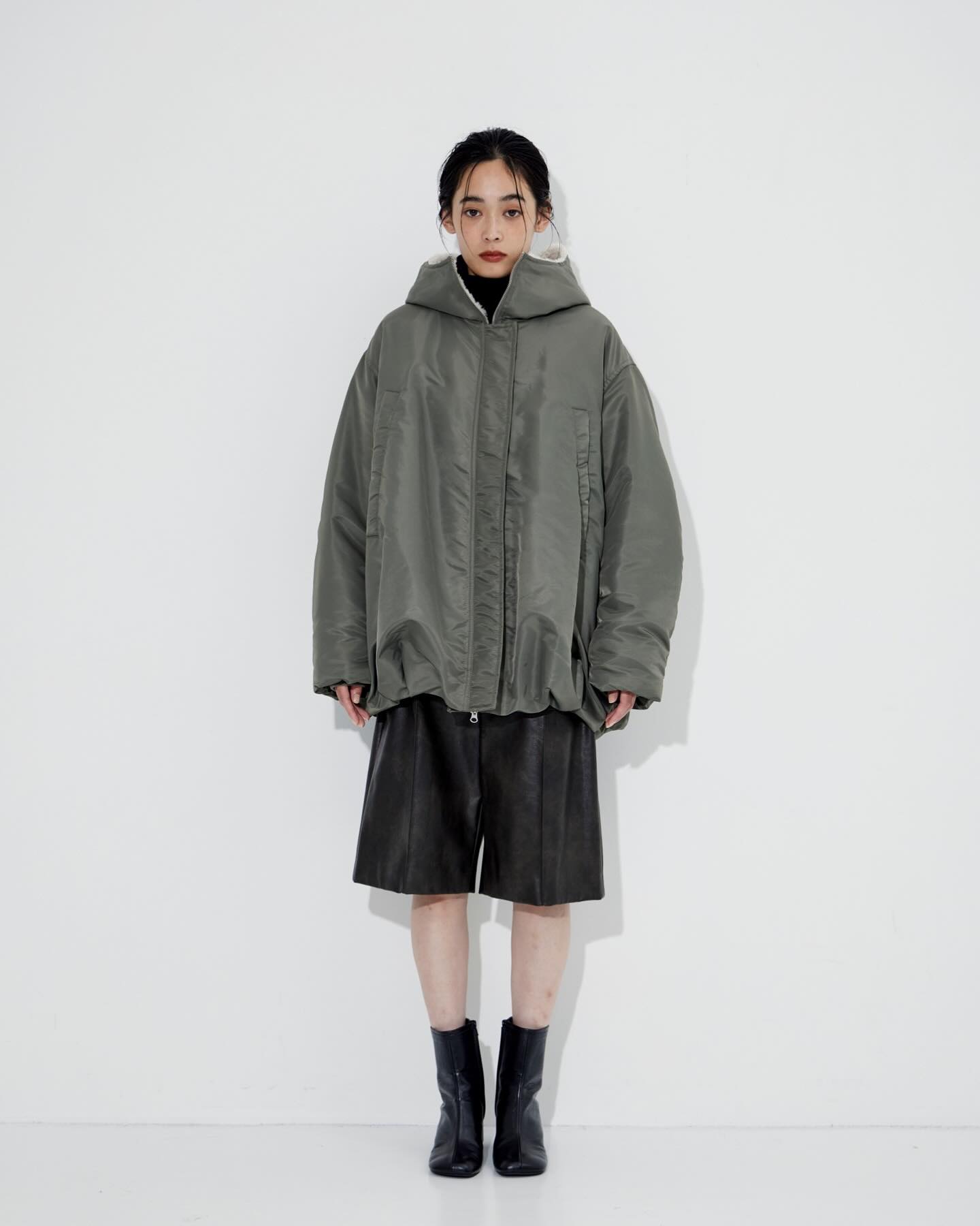 クラネ BALLOON DESIGN HOODED N3B 【CLANE/クラネ】《STUDIOUS別注 