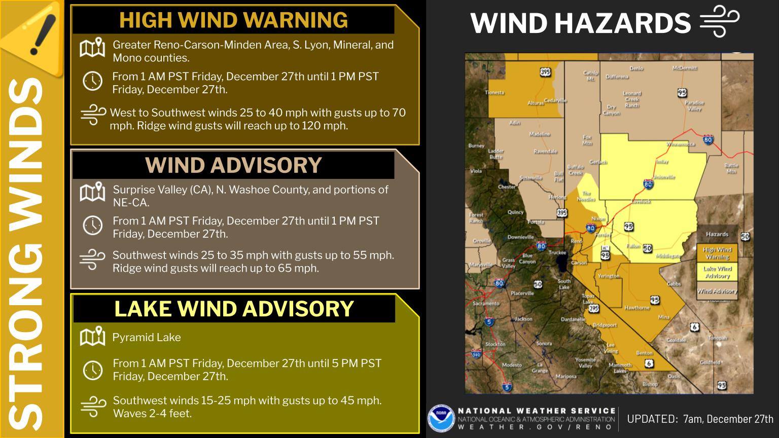 US - It's windy out there! 🌬 We have issued an additional Wind Advisory ...