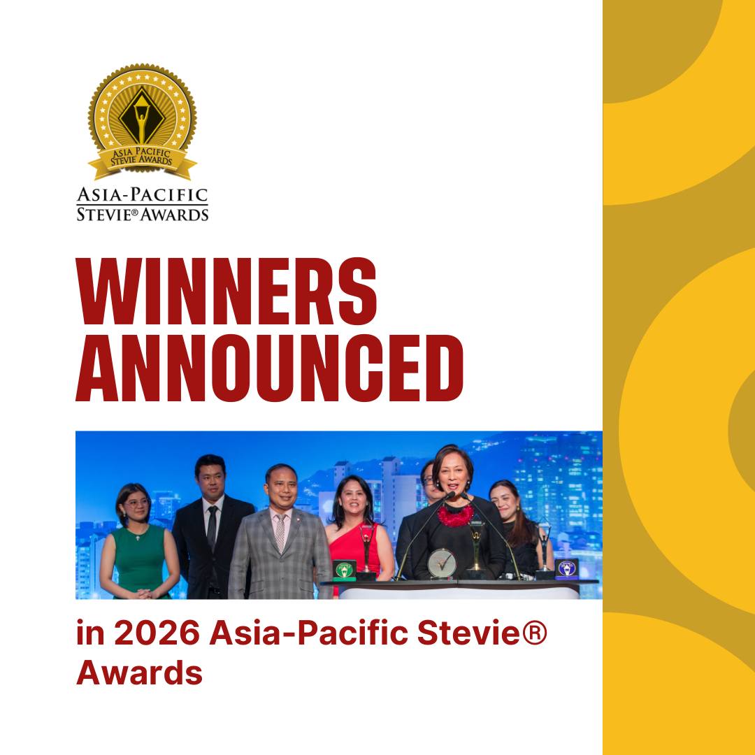 🏆Winners in the 2026 Asia Stevies have... - The Stevie Awards | Facebook