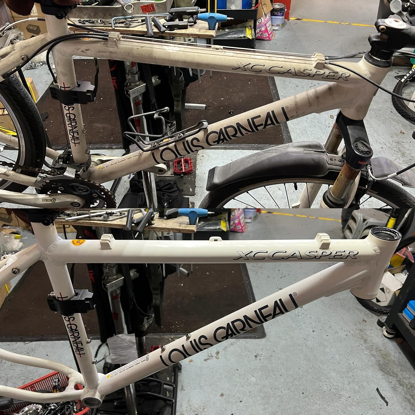 Another Louis Garneau in the house! Before and After. Customer 