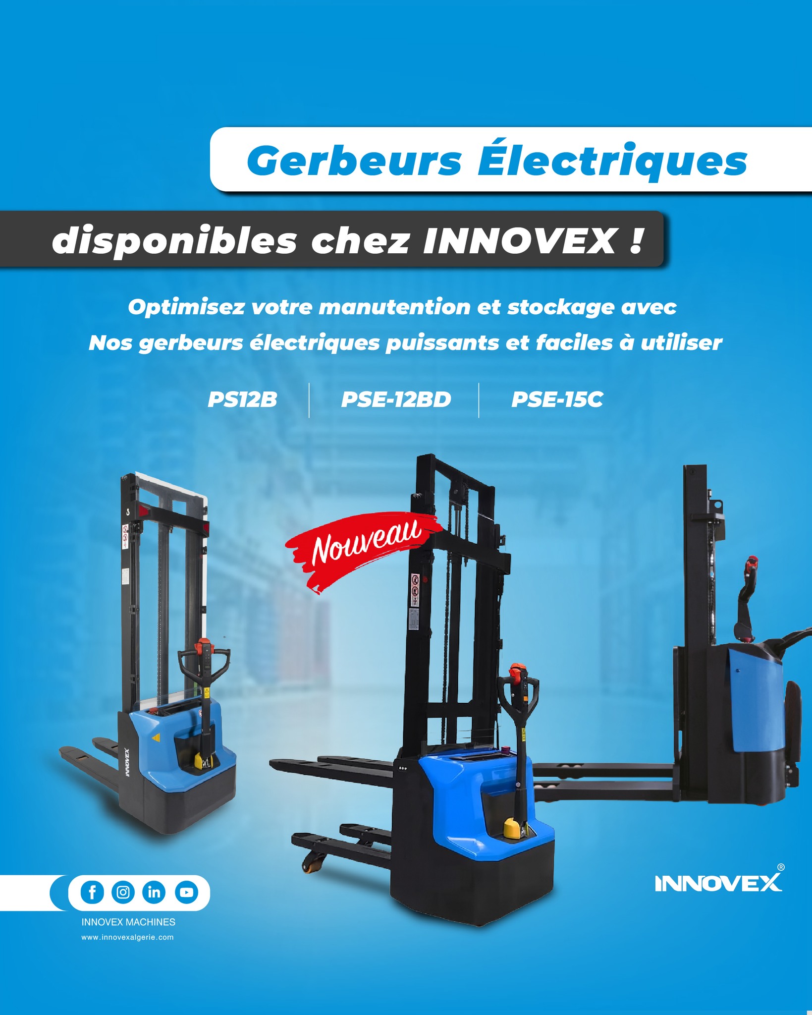 Innovex - 🔵 Optimisez votre manutention avec notre nouvelle gamme de ...