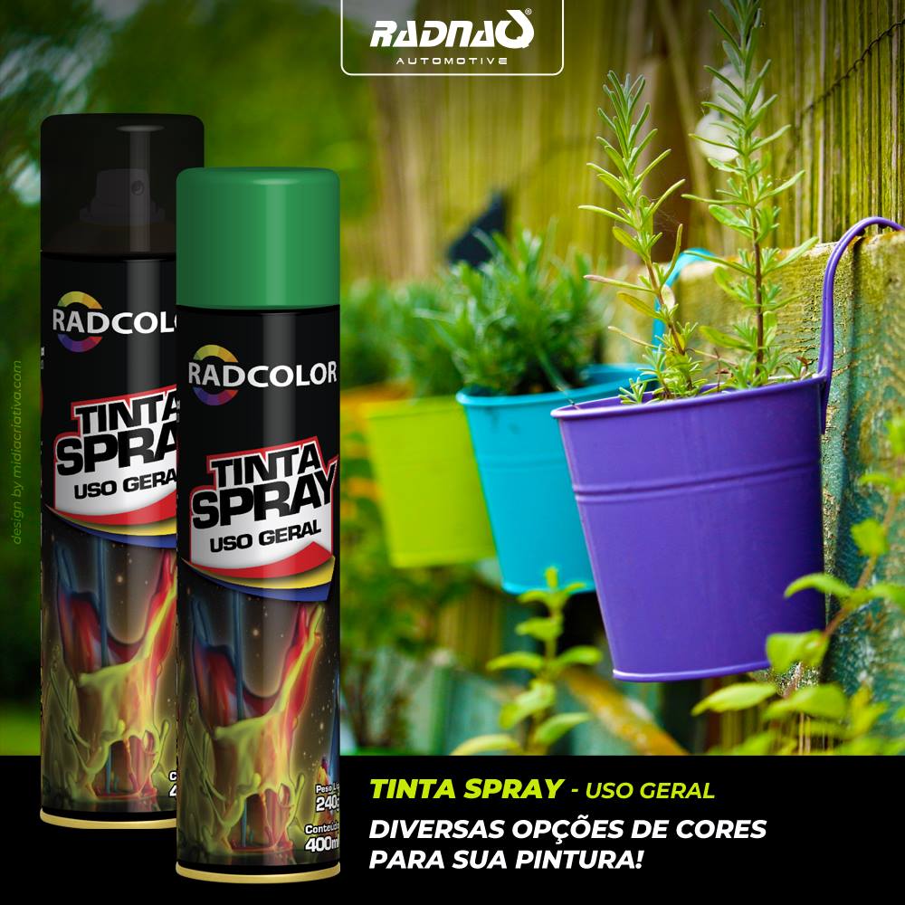 Radcolor - 🏷️ Tinta Spray Radcolor! Diversas opções de...