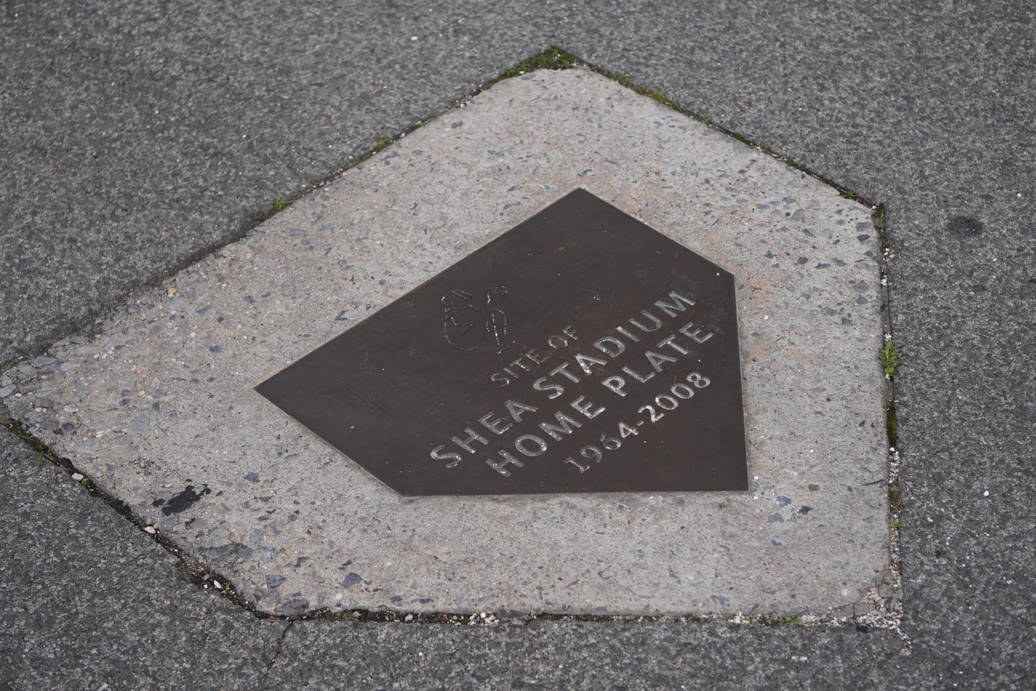 Shea historical markings at Citi Field