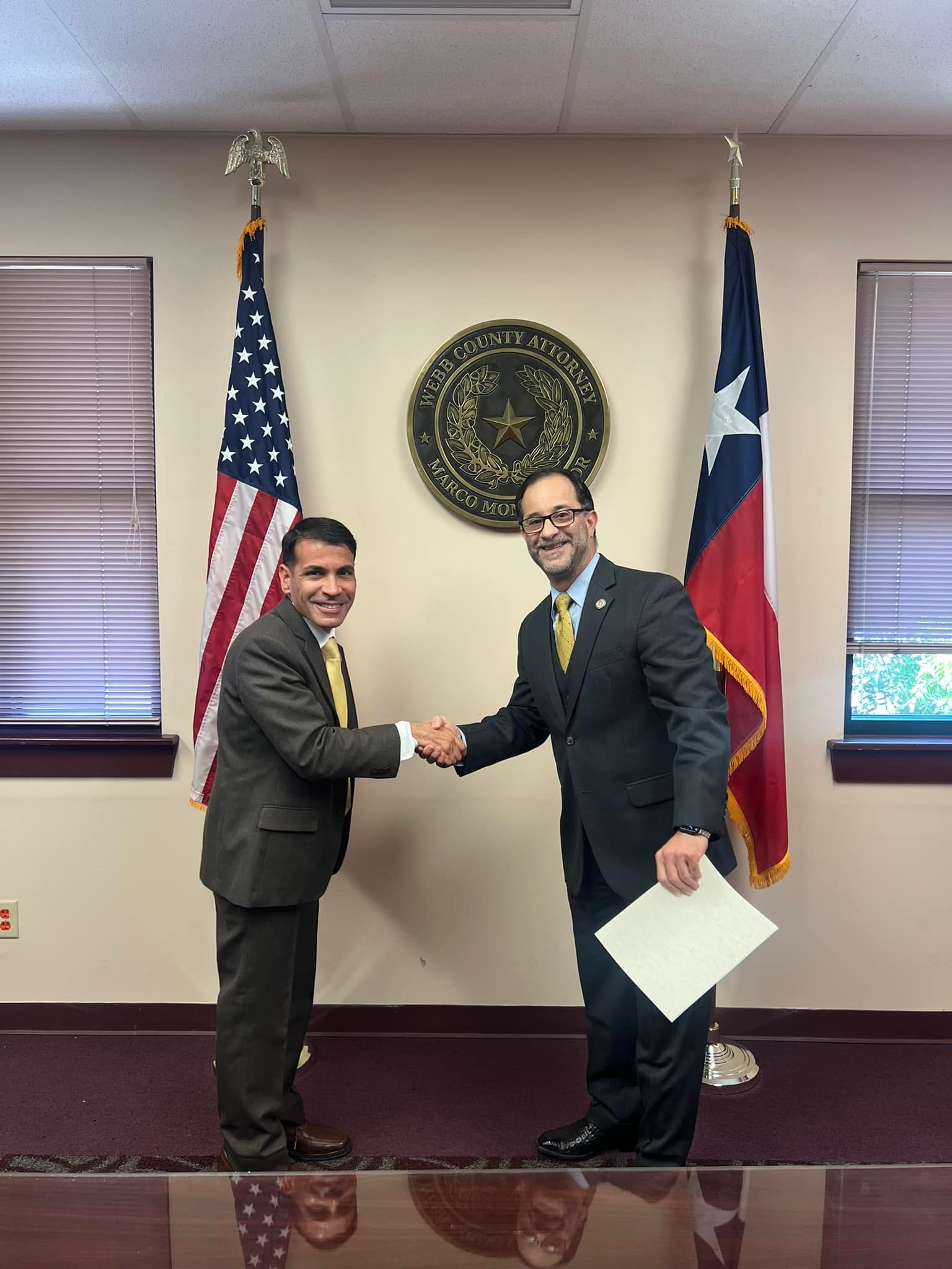 Webb County... - Webb County Attorney Marc Montemayor