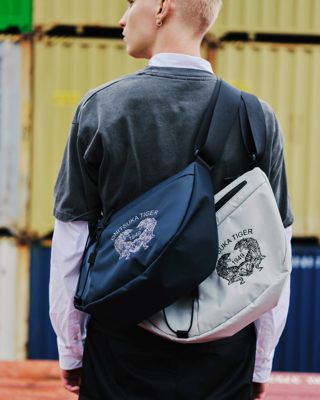 MESSENGERBAG from #OnitsukaTiger Autumn Winter 2024.