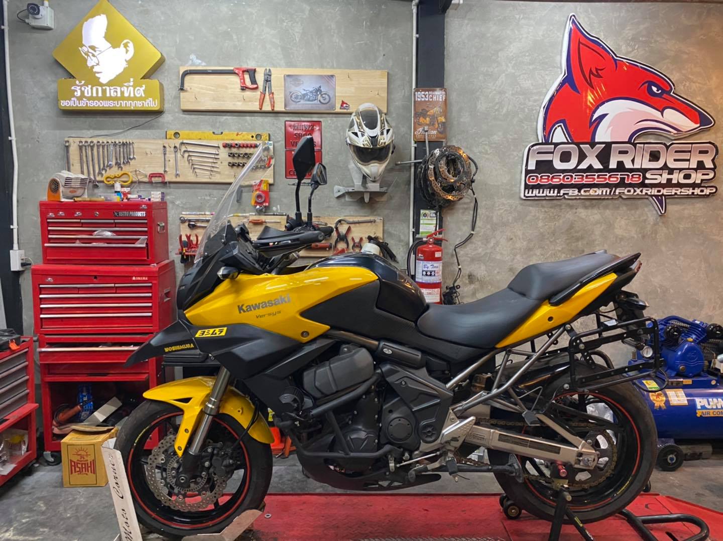 Fox Rider Shop - 🦊 Versys650 ติดตั้งชุดไฟ Unicon... | Facebook