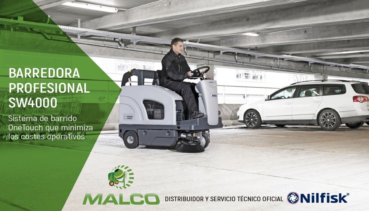 Malco - La SW4000 de Nilfisk es una #barredora de...