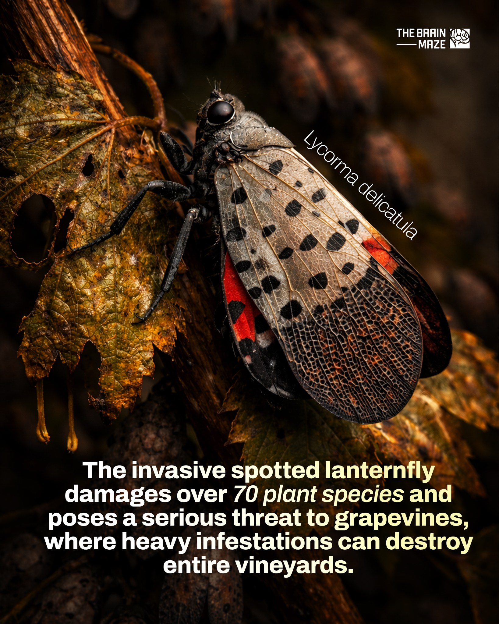 The Brain - The invasive spotted lanternfly is a destructive pest that ...