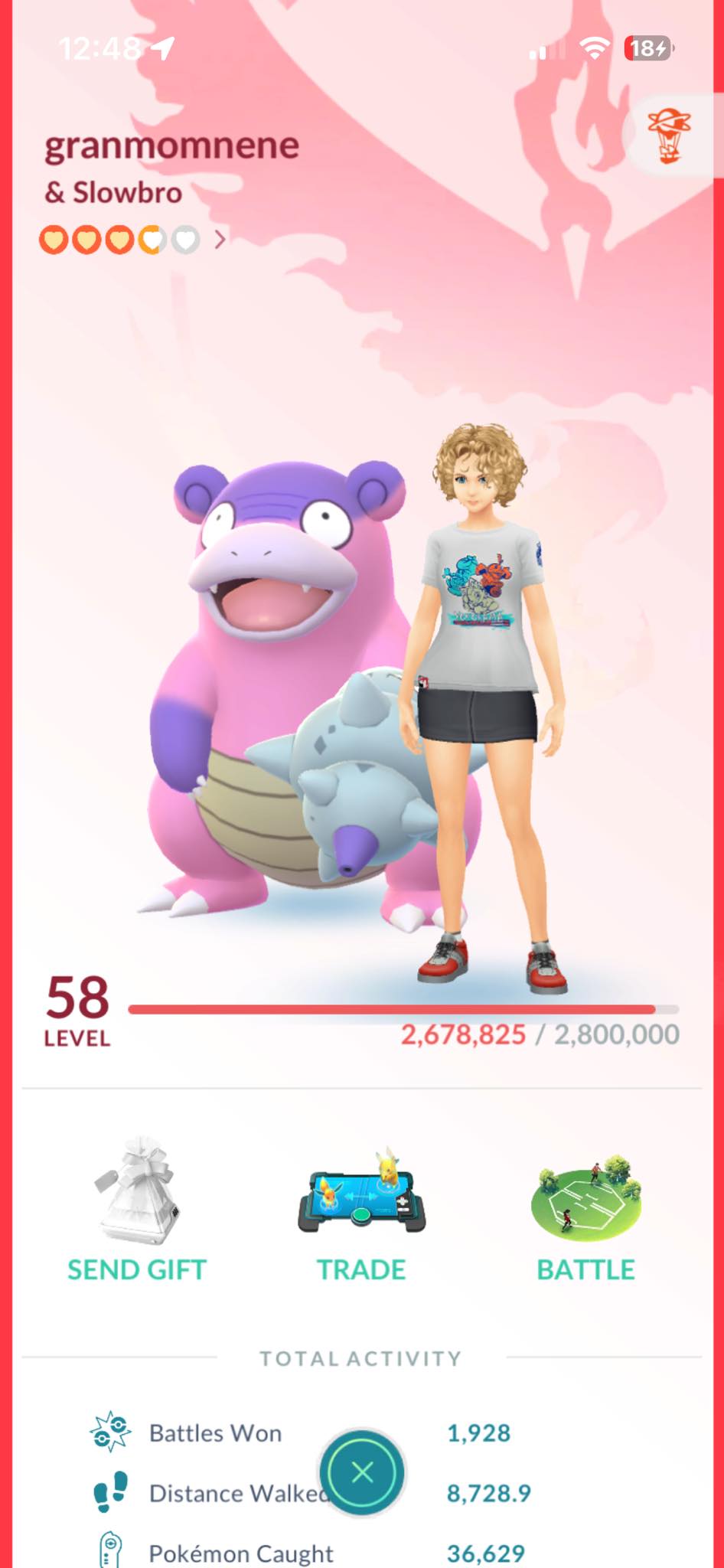 Pokémon Go Groudon caught In2019 Registered Only --Quick Trade