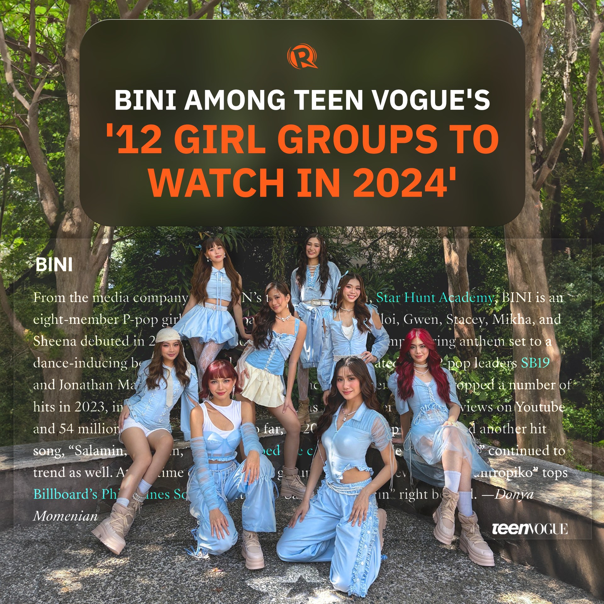 Rappler - BINI WORLD DOMINATION? 🎀 P-pop girl group #BINI... | Facebook