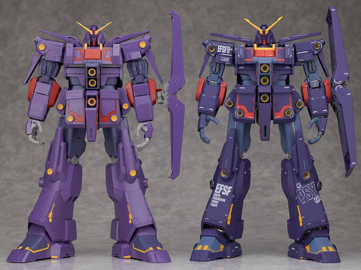 Side Comparision from Japan **HGUC Psycho Gundam Mk-II **(Left 