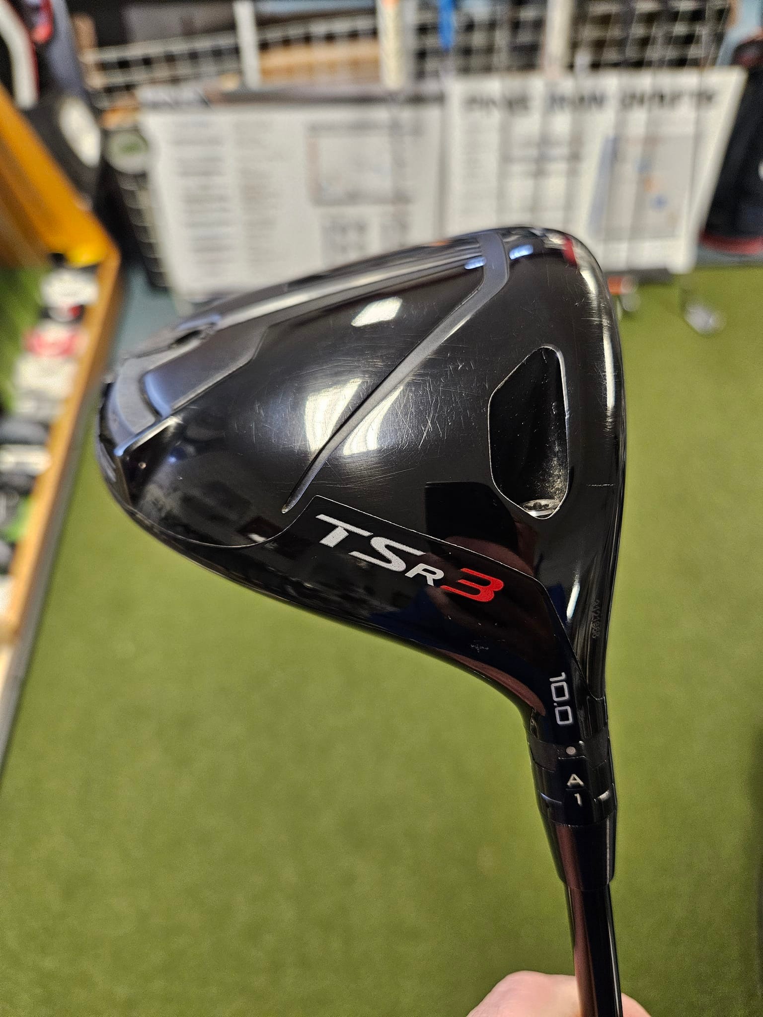 Titleist TSr3 Driver 10 deg with Tensei stiff flex shaft with