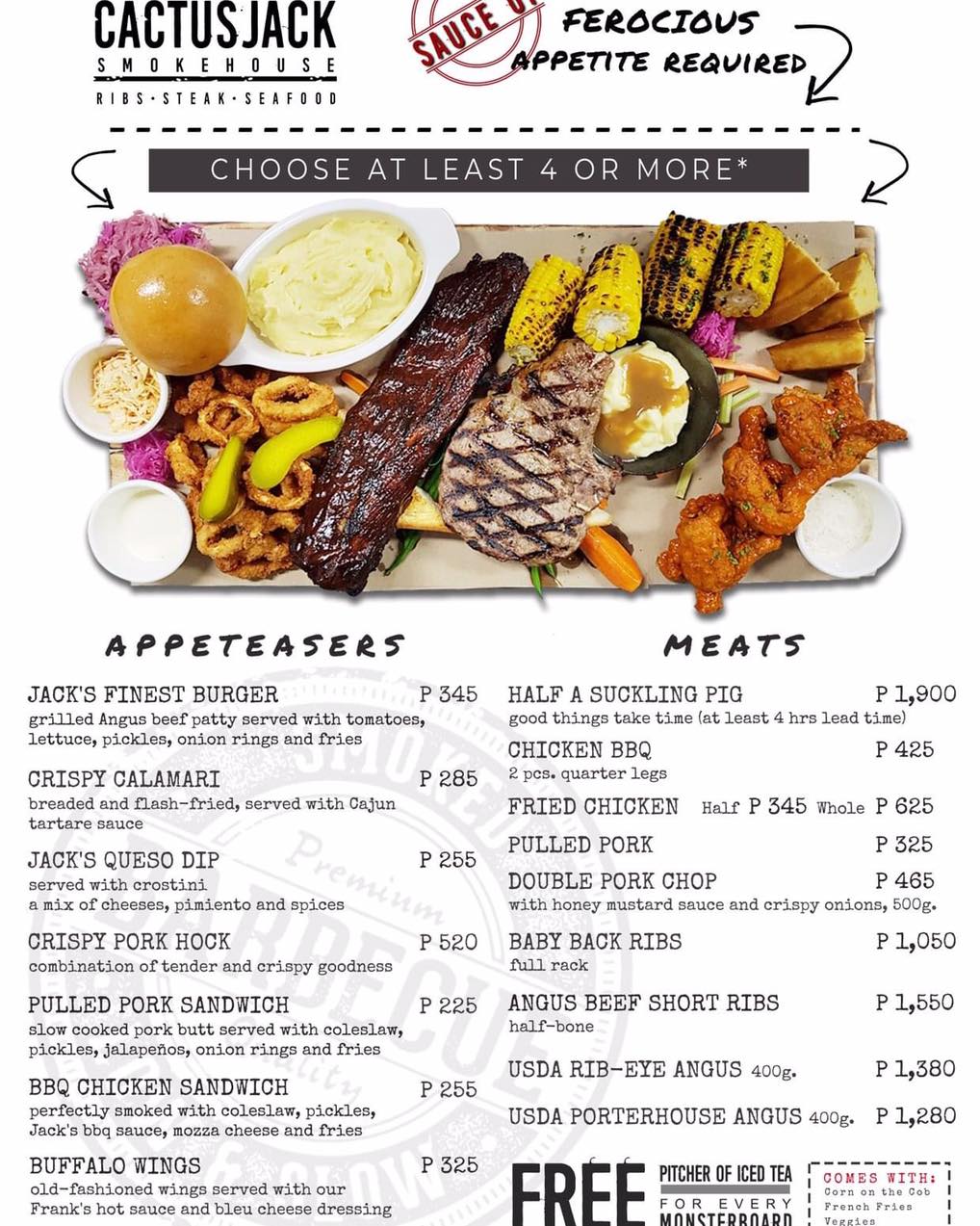 Cactus Jack Smokehouse - Say yes to the best ribs, steaks, and seafood ...