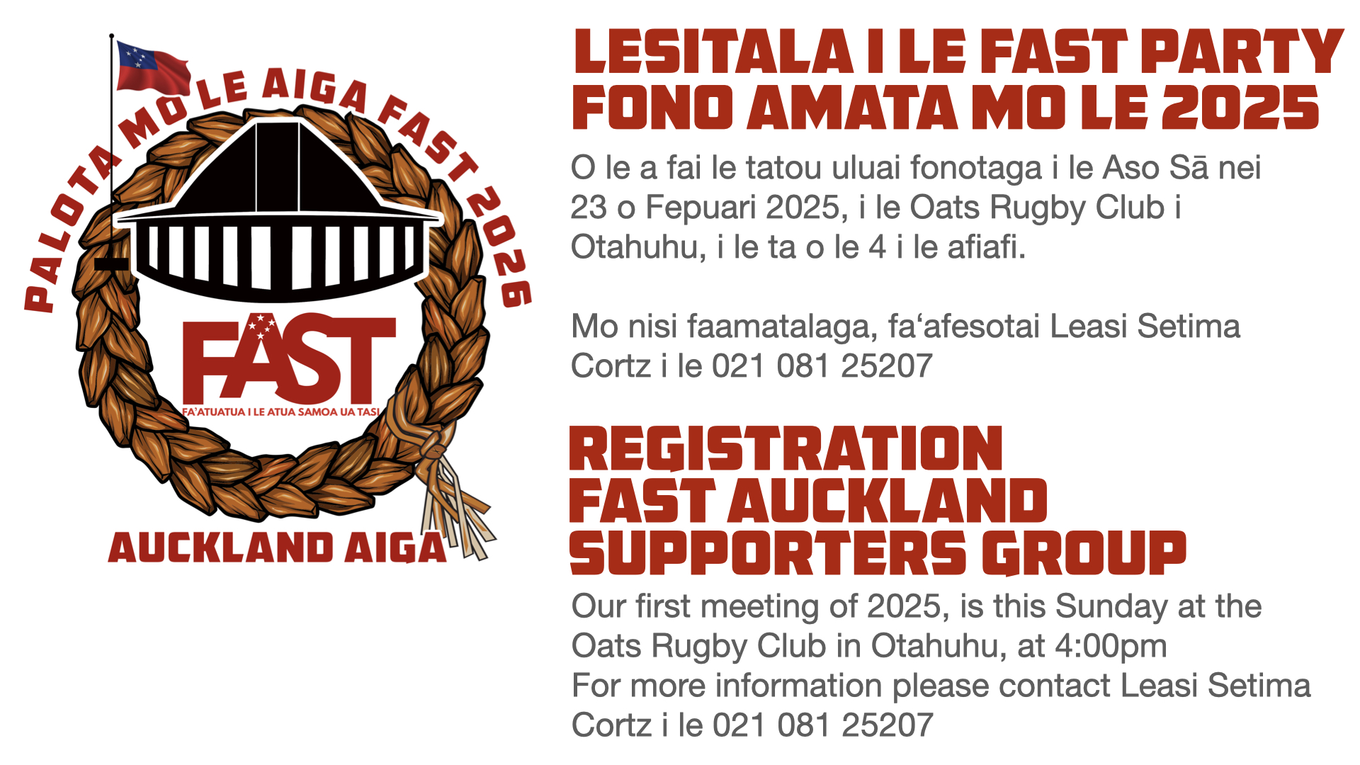 FAST Party Supporters Group New Zealand