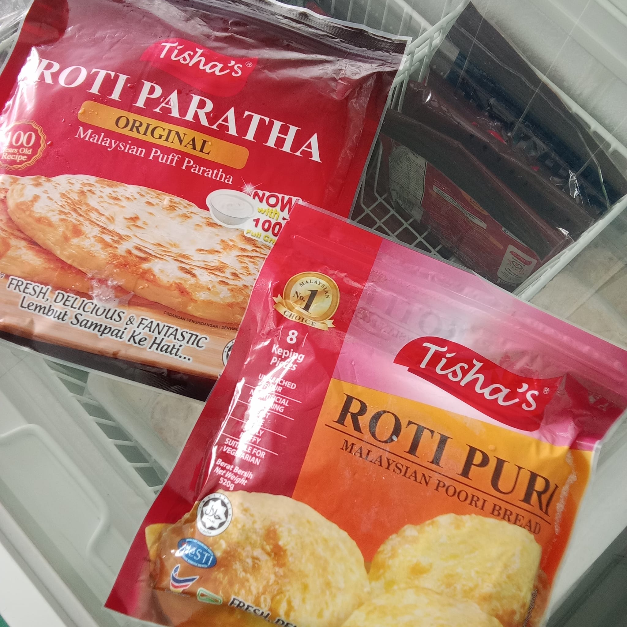Roti paratha Tisha ni... - Cikgu Siti house of frozen food
