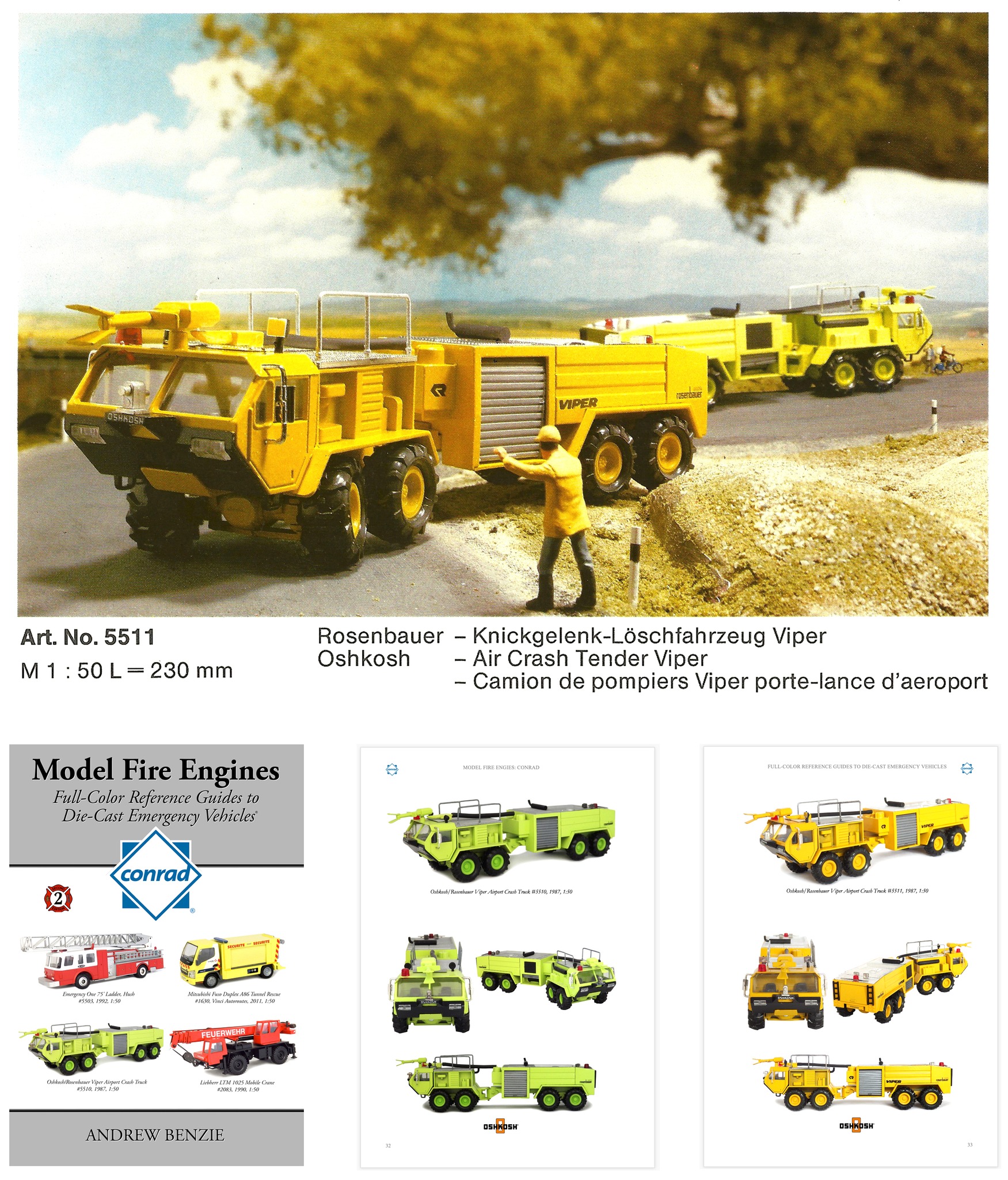 Oshkosh/Rosenbauer Viper Airport Crash Truck Replicas