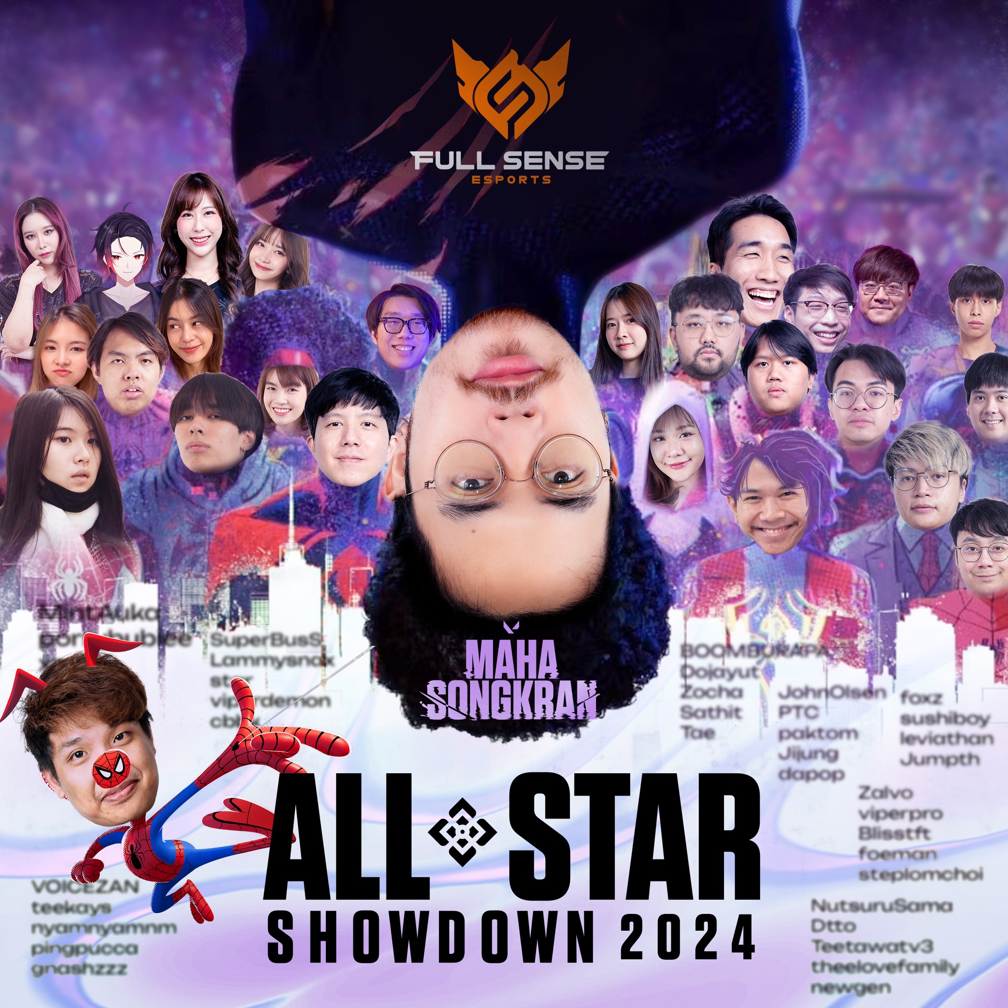 FULL - ถึงเวลาเปิดตัวแก๊ง Spider Sense เอ้ย! FULL SENSE ที่จะไปลุยใน ...