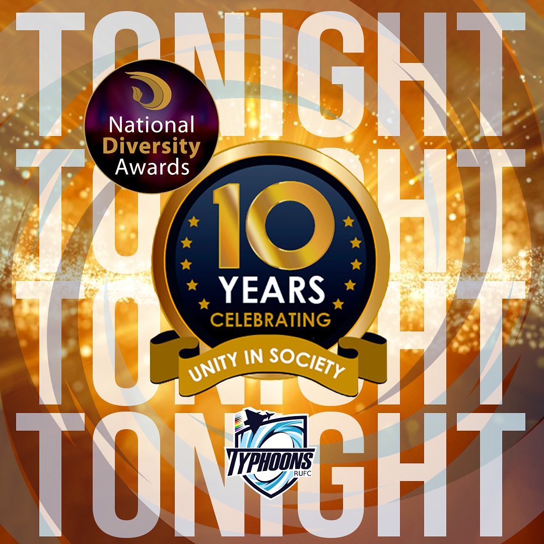 Typhoons RUFC - National Diversity Awards Tonight’s...