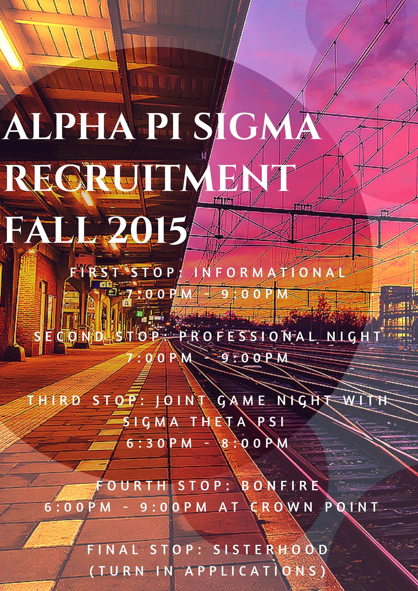 USD Alpha Pi Sigma - Rho Chapter - Alpha Pi Sigma Fall 2015 Recruitment ...