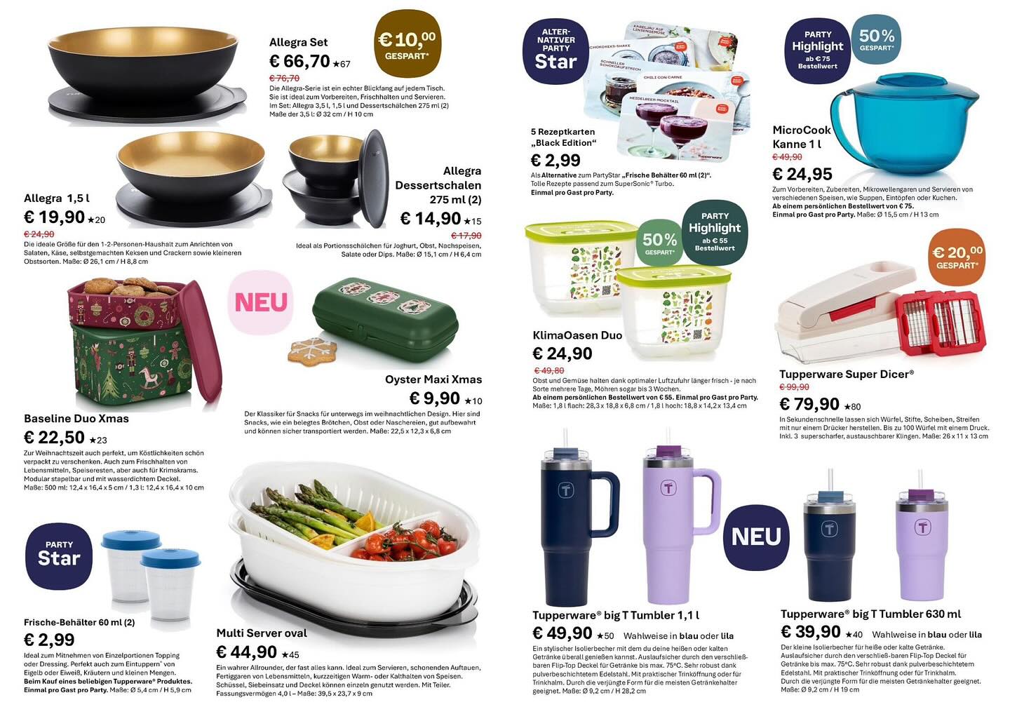 Tupperware ® November-Specials 2024 Vorschau: Angebote + Gastgeber(in)-Geschenke