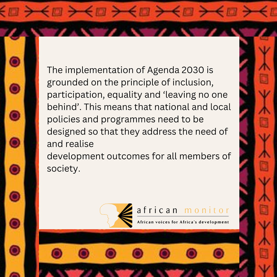 African Monitor - The implementation of Agenda 2030 is... | Facebook