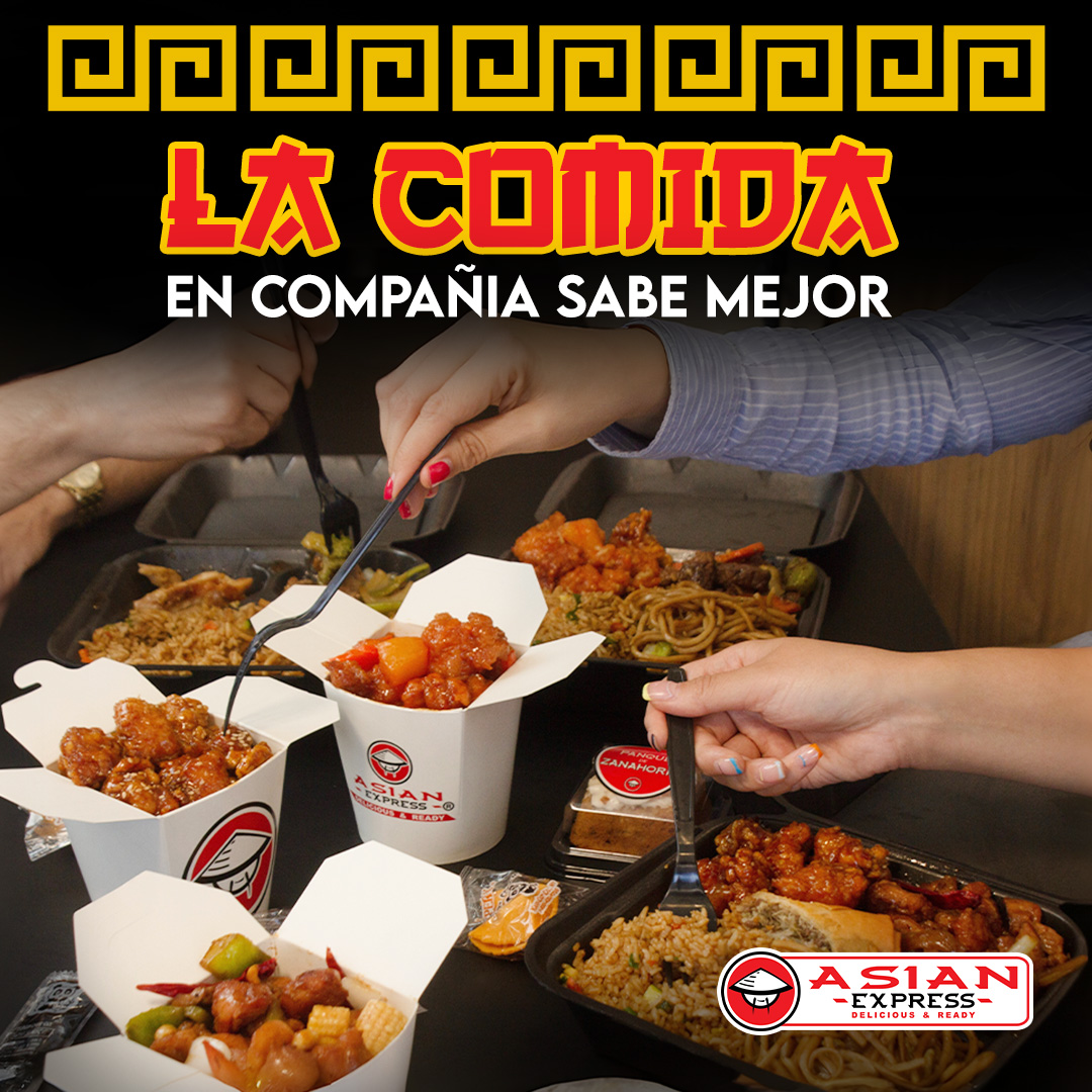 Asian - 🍽️ La comida en compañía sabe mejor 🥢 Porque compartir un buen ...